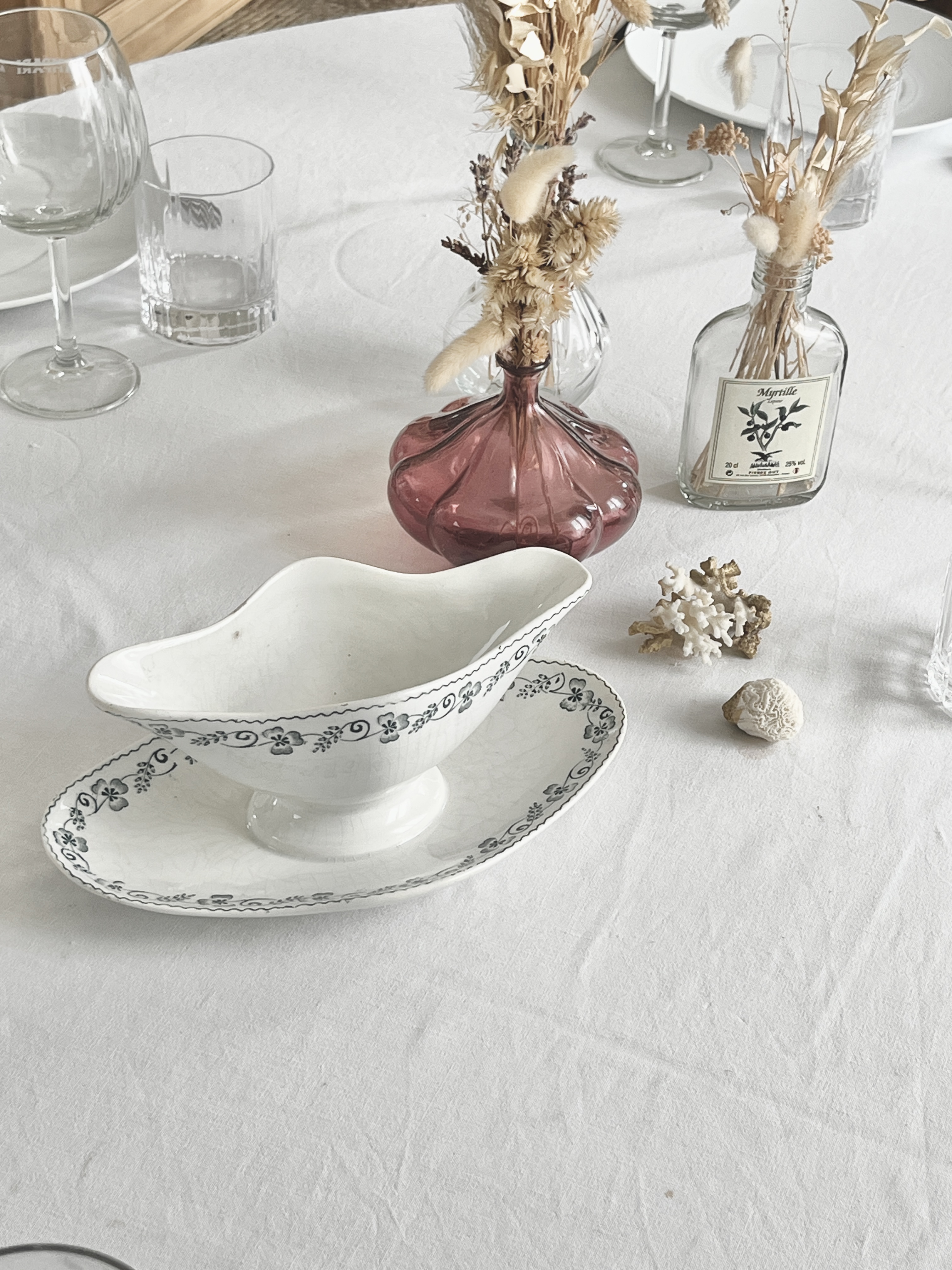 Saucière en Terre de fer  Vintage