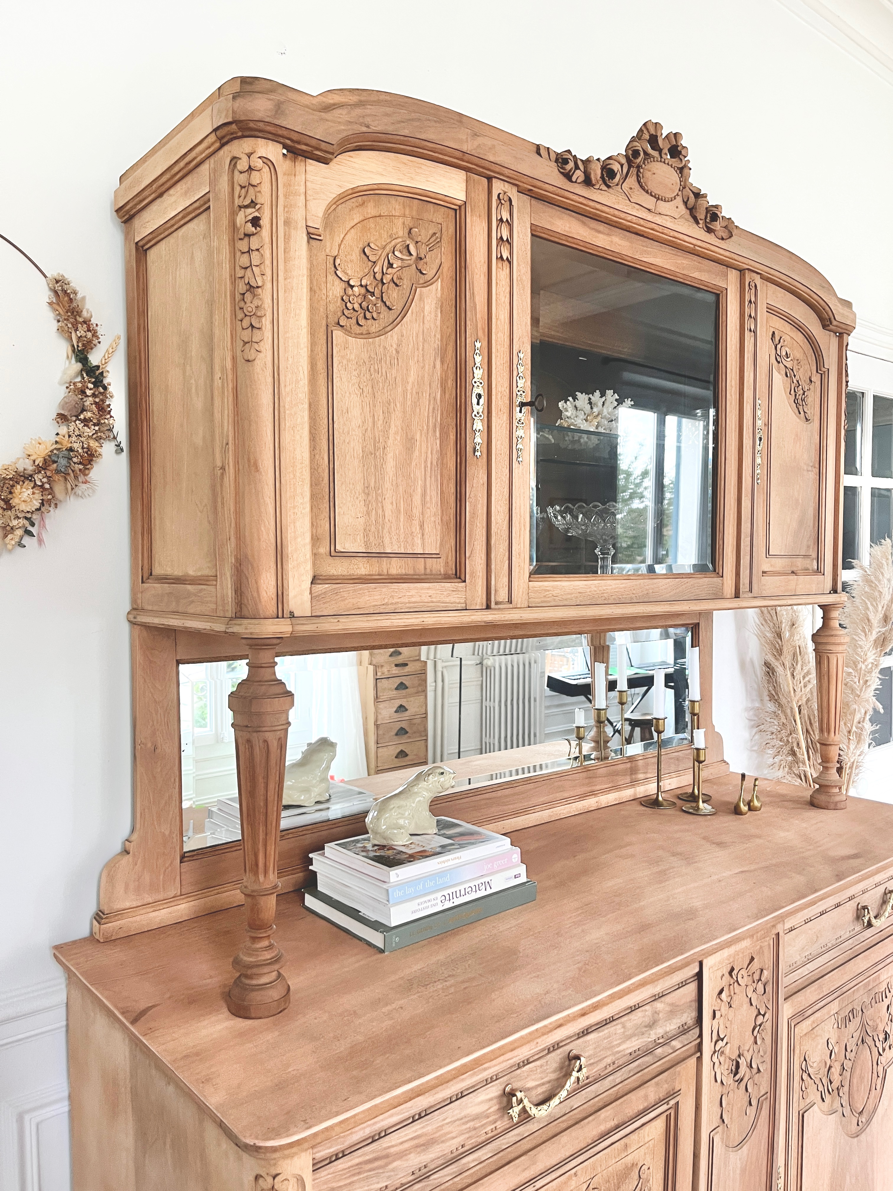 Buffet Art Déco deux corps 