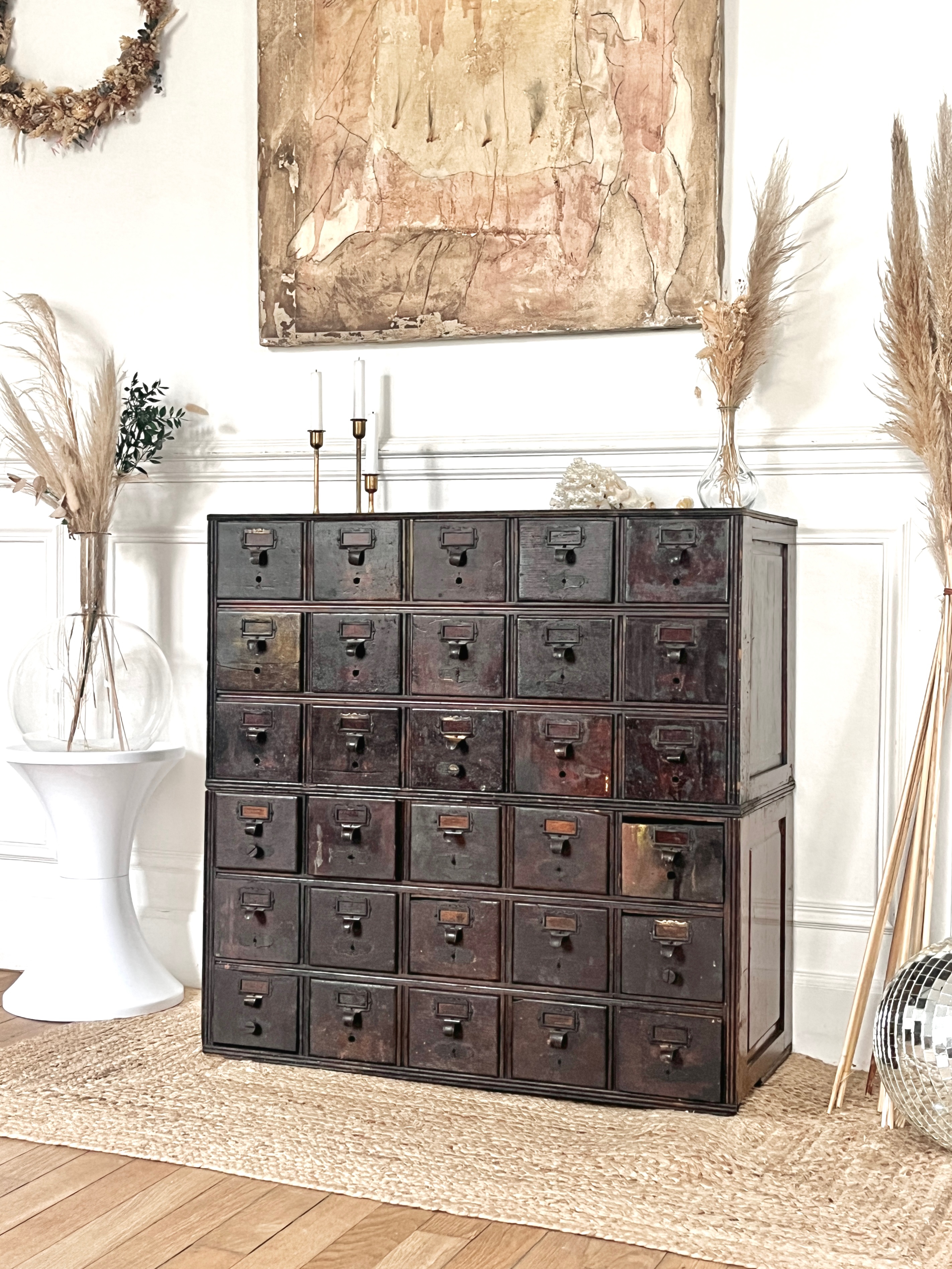 Meuble de métier début XXème siècle 