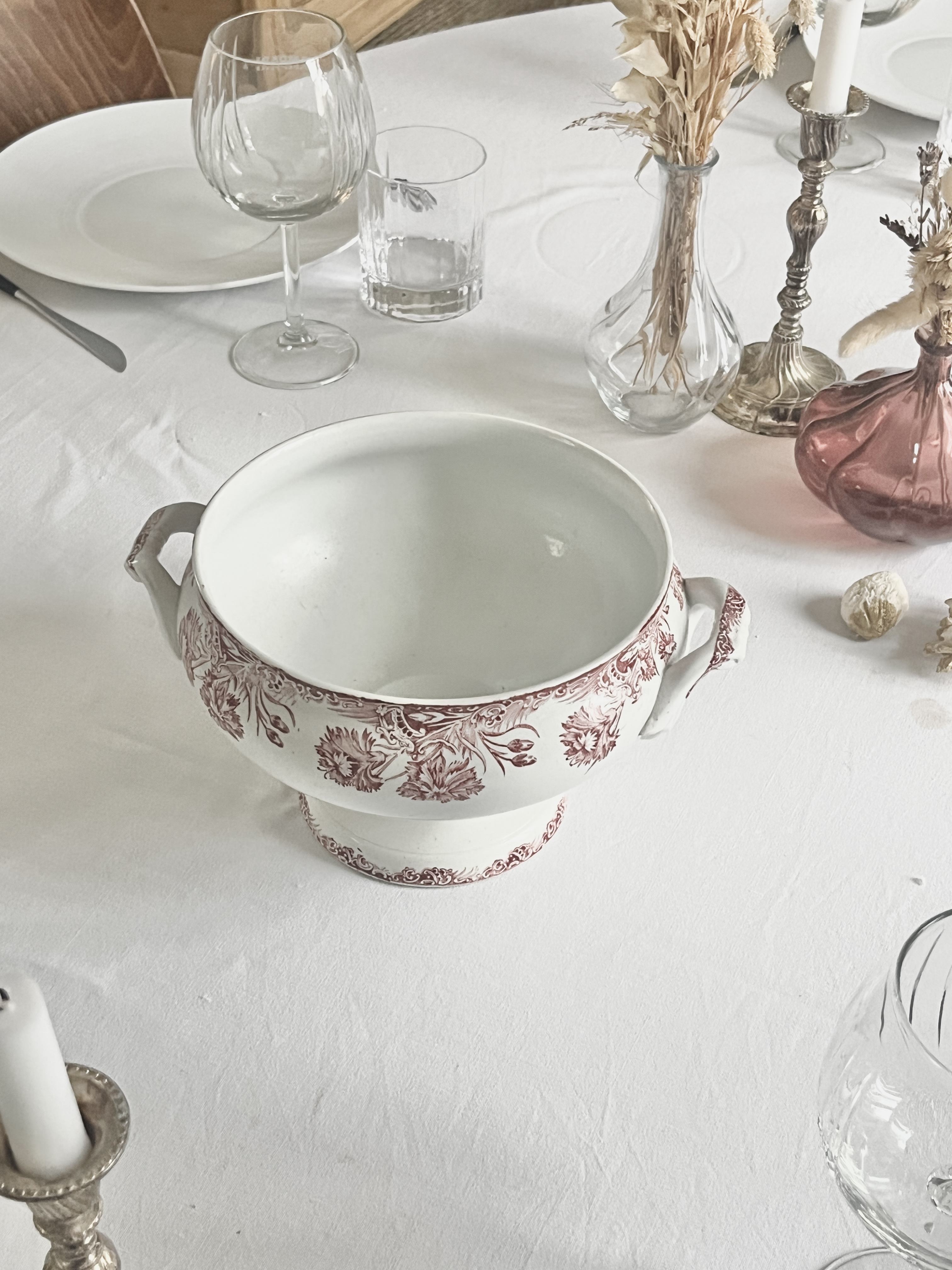 Soupière vintage en Terre de fer 