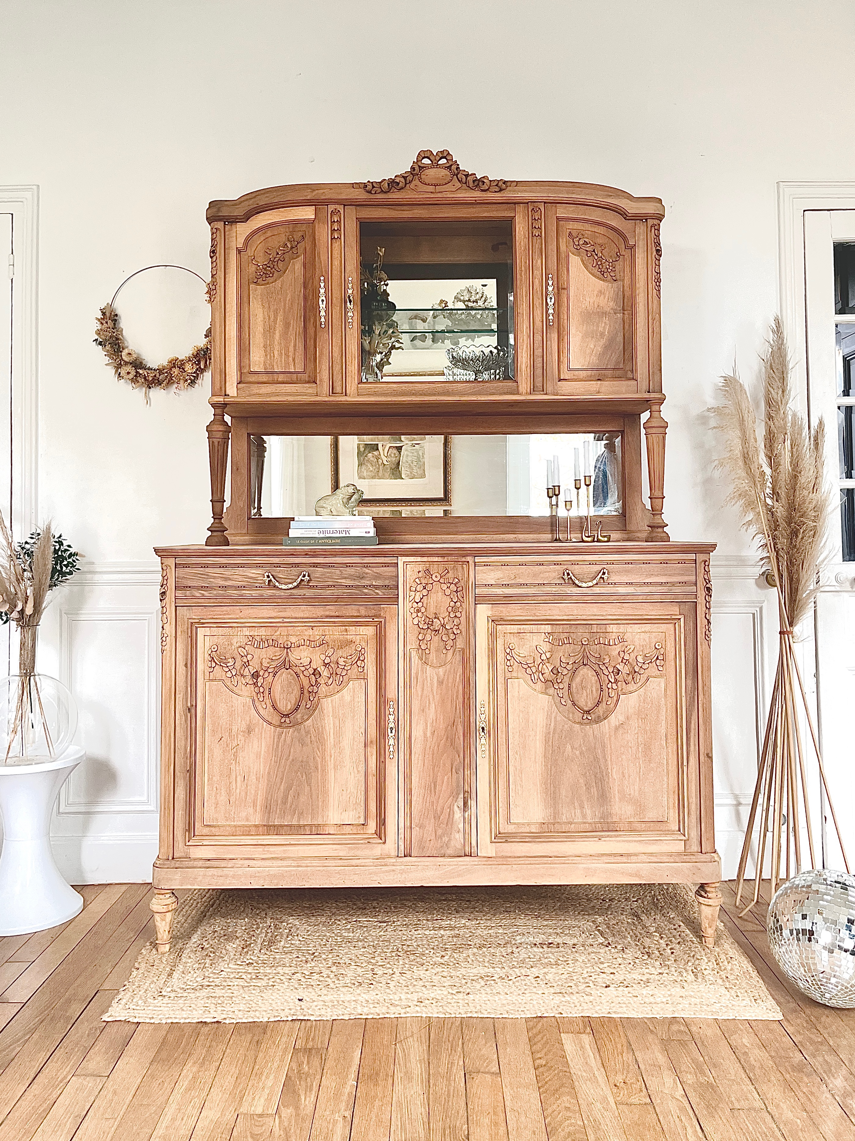 Buffet Art Déco deux corps 