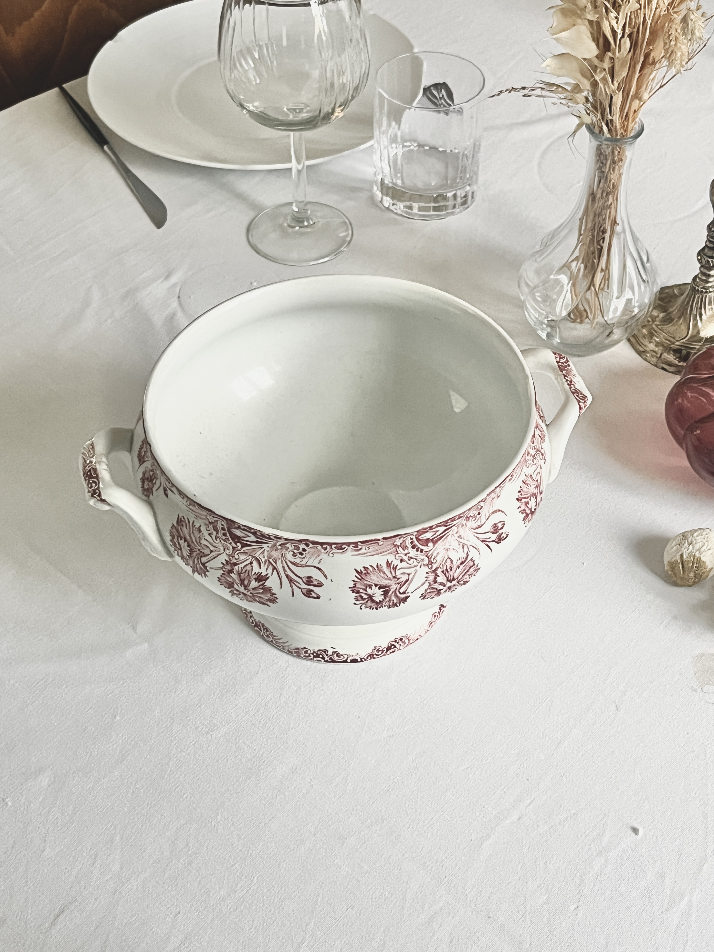 Soupière vintage en Terre de fer 