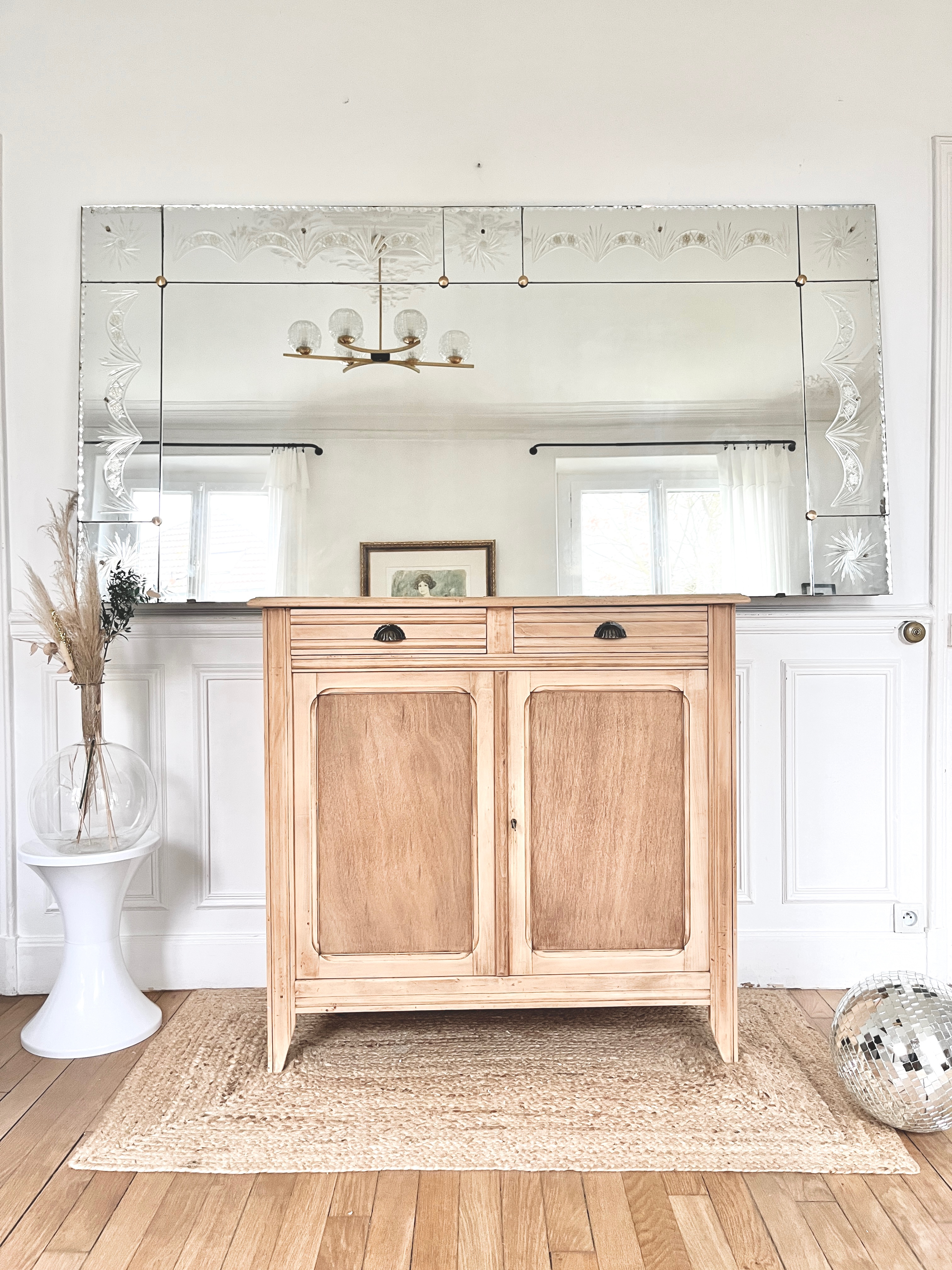 Majestueux miroir Art Déco 