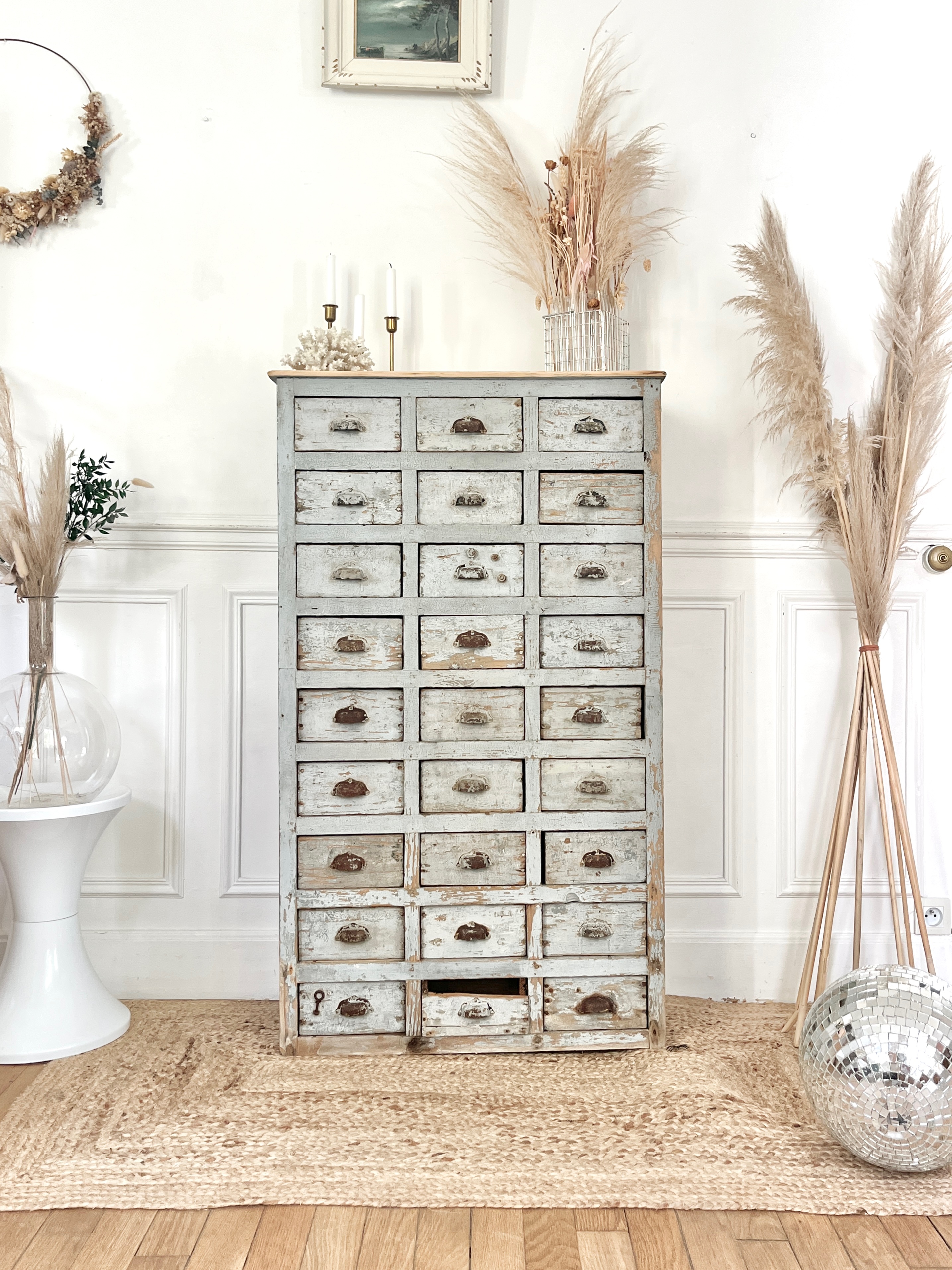 Meuble de métier fin 19eme 