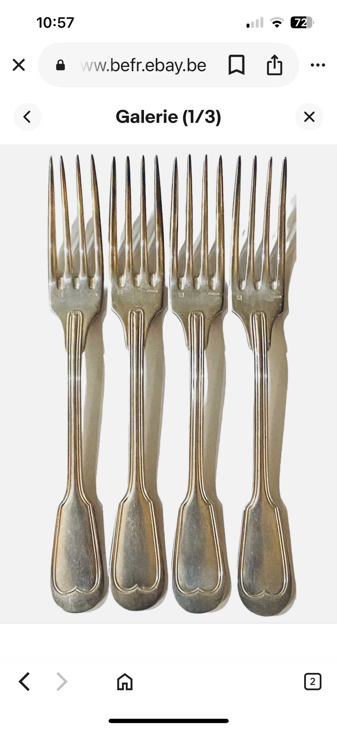 Fourchettes couverts vintage