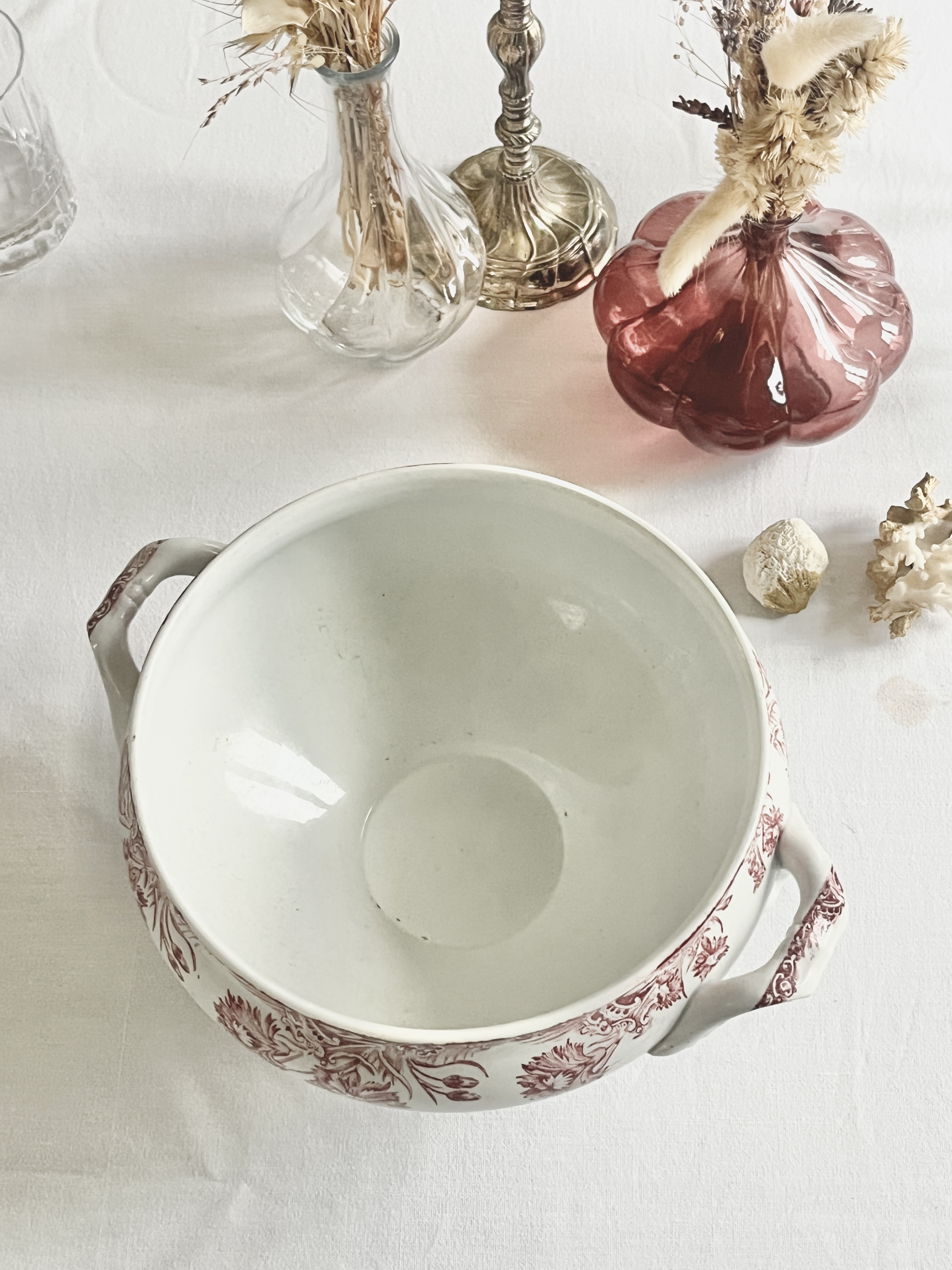 Soupière vintage en Terre de fer 