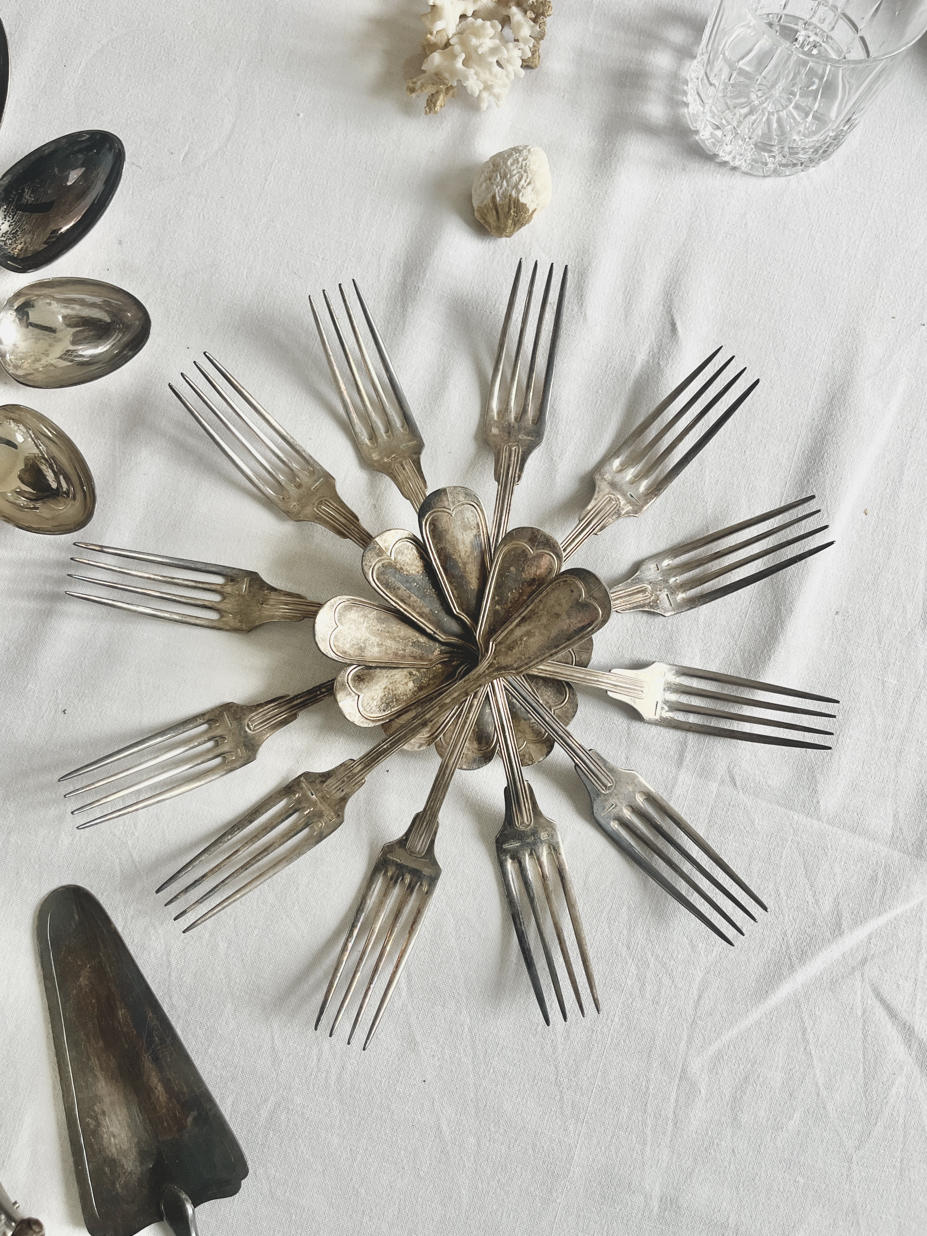 Fourchettes couverts vintage