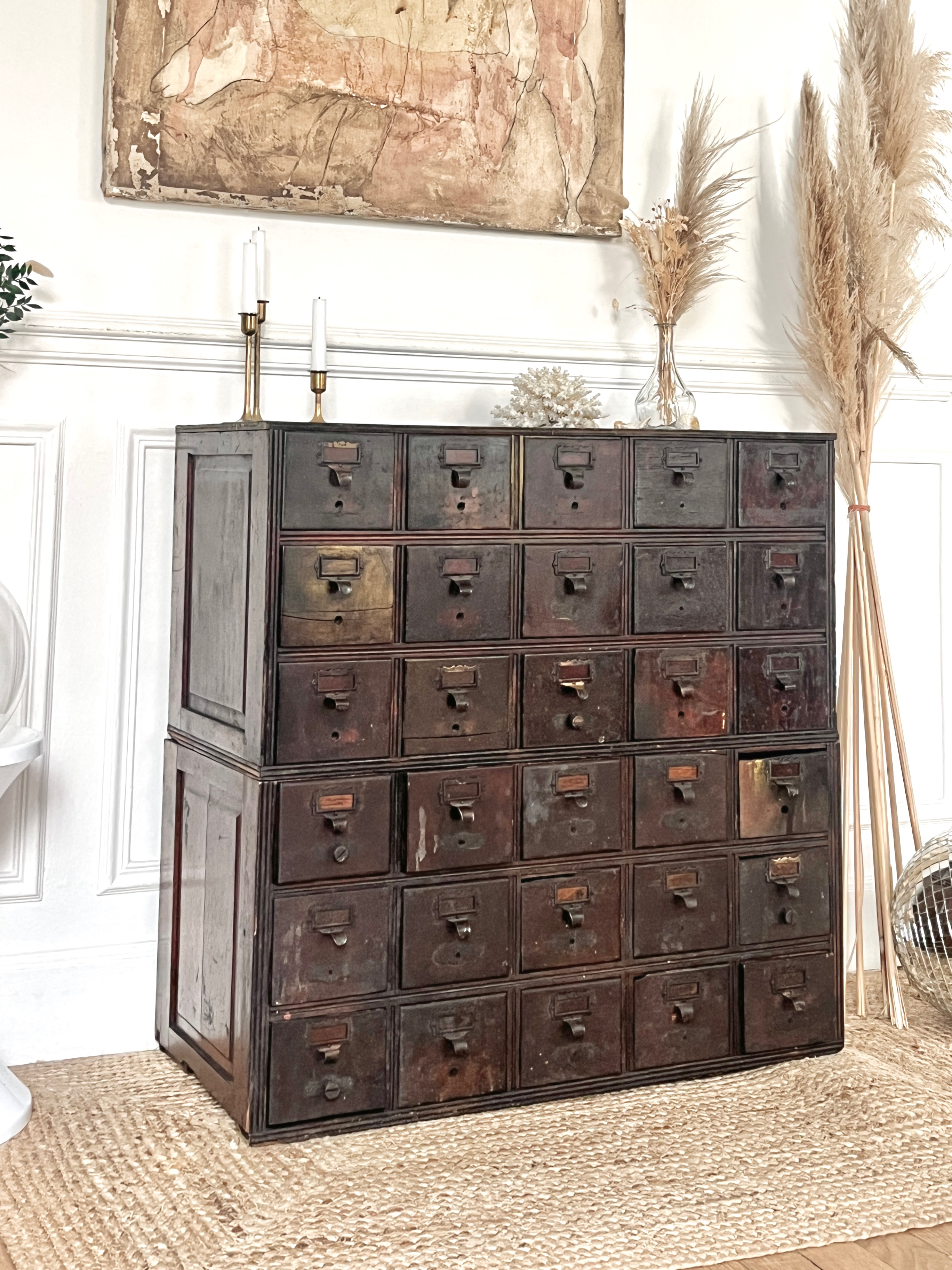 Meuble de métier début XXème siècle 