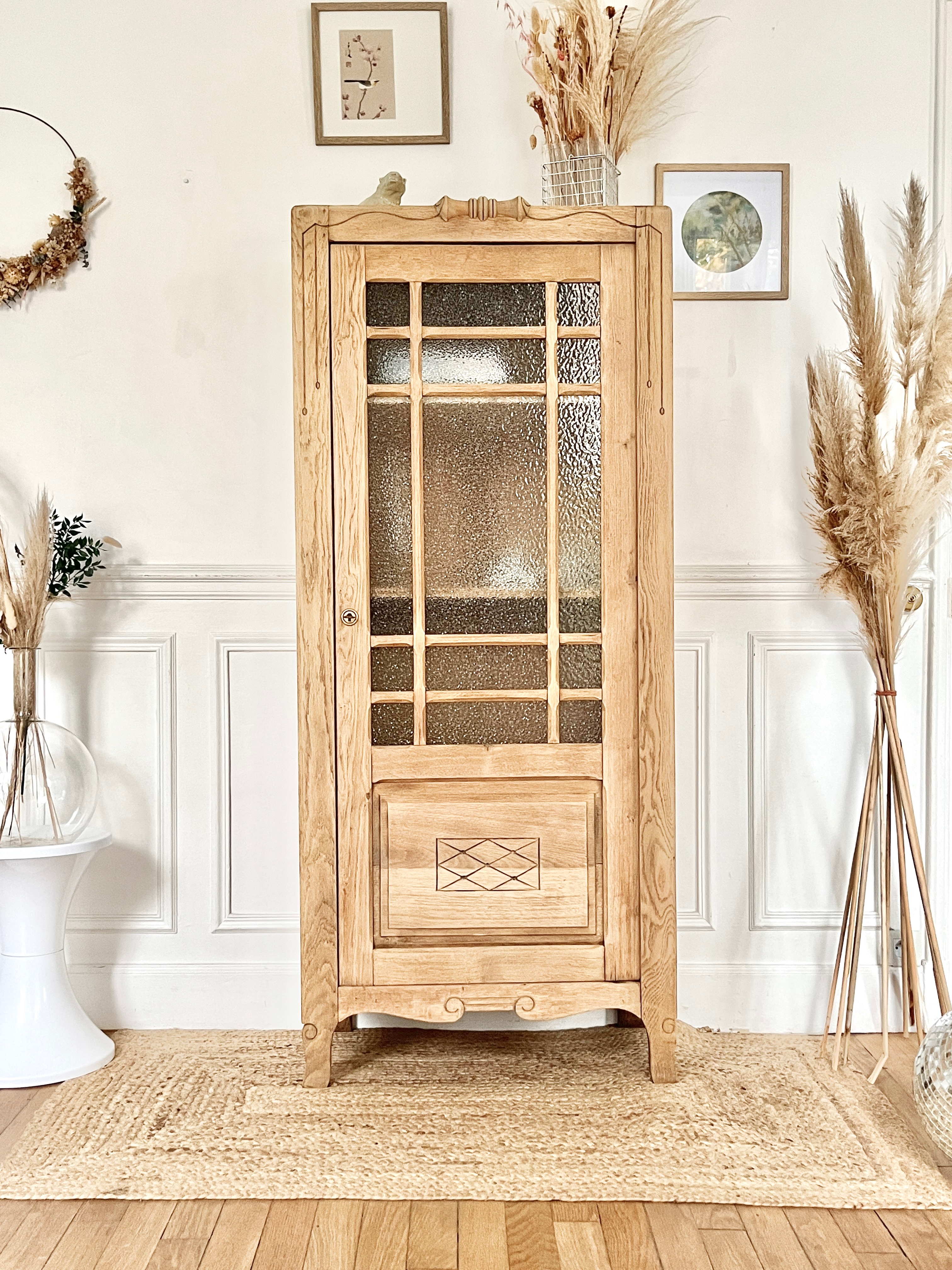 Armoire vitrée Art déco années 30 