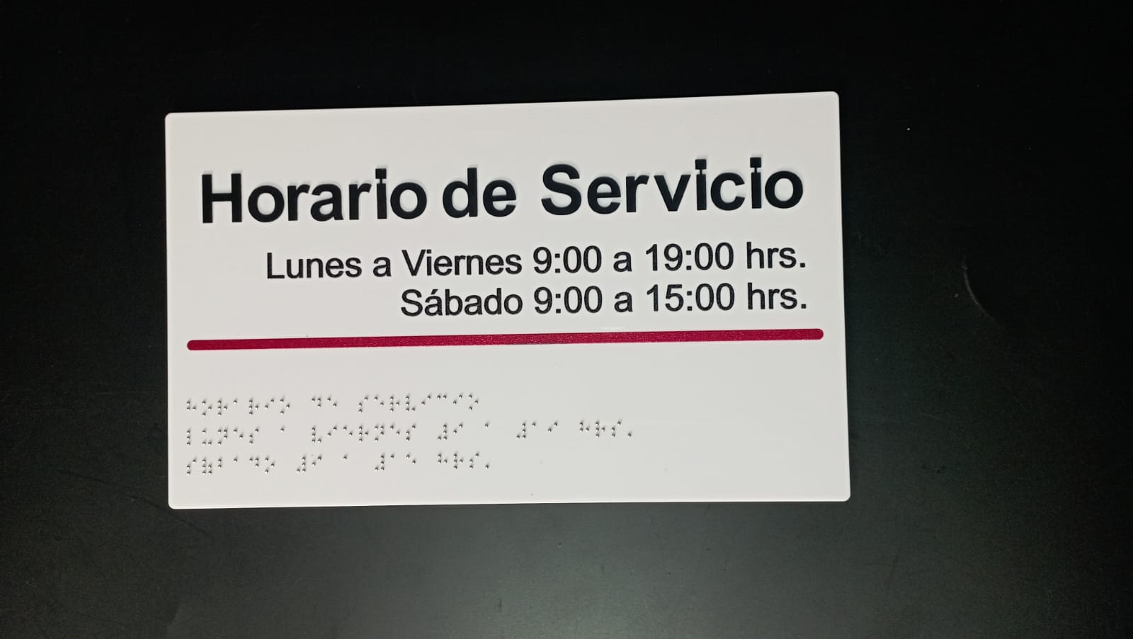 Braille en Acrilicos