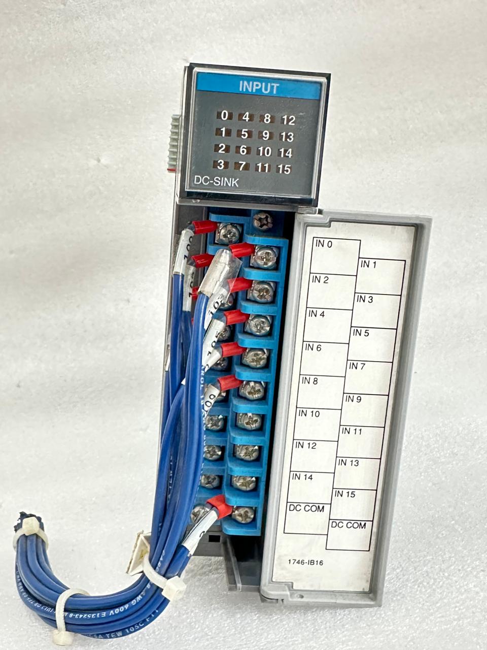Allen-Bradley SLC 500 1746-IB16 is a DC digital input module