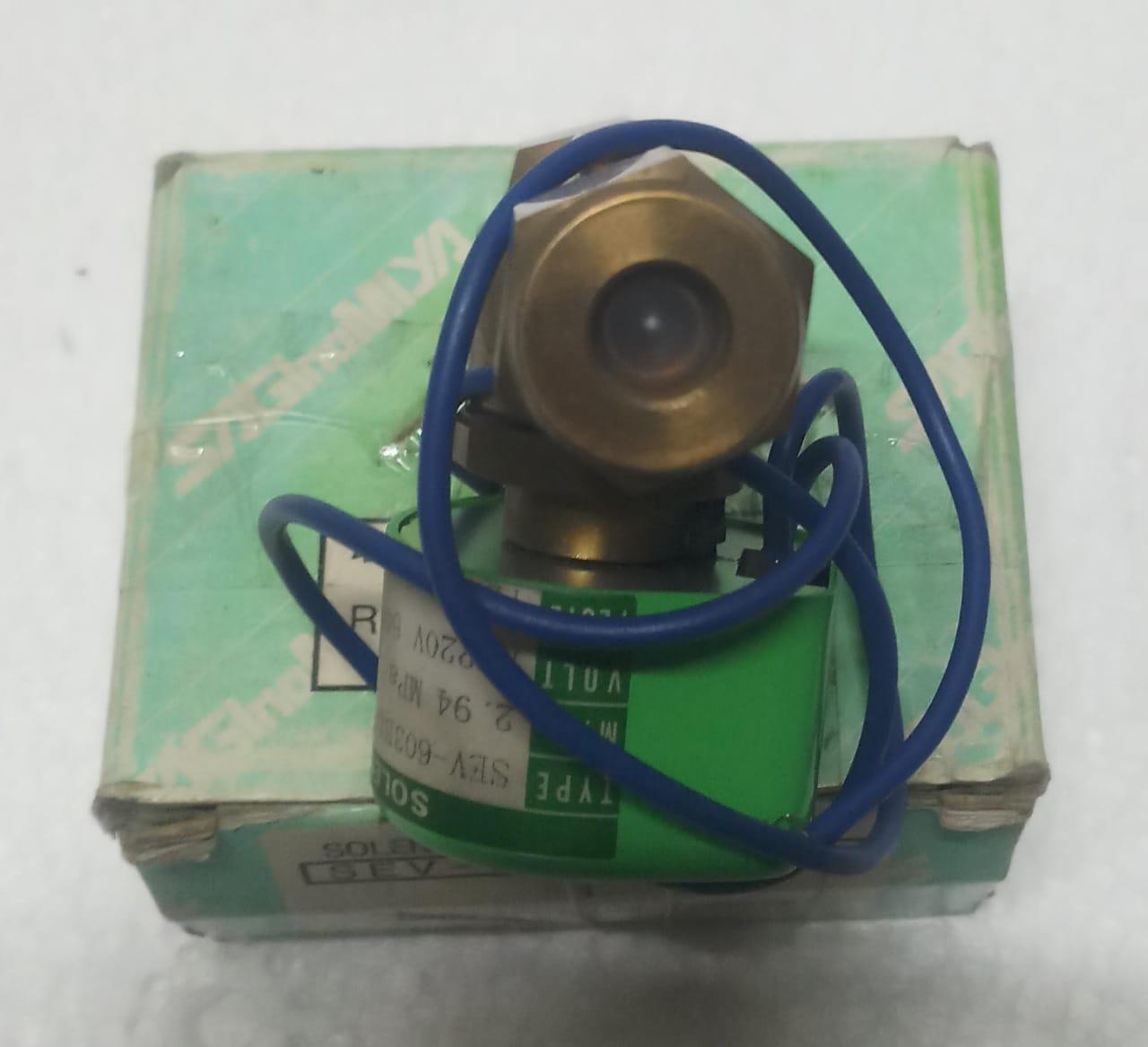 SAGINOMIYA  SEV-603BXF SOLENOID VALVE MADE IN JAPAN