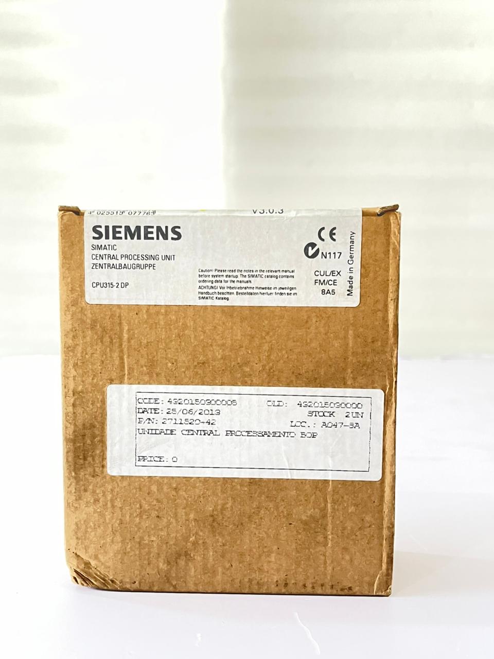 NEW CPU315-2DP 6ES7 315-2AH14-0AB0