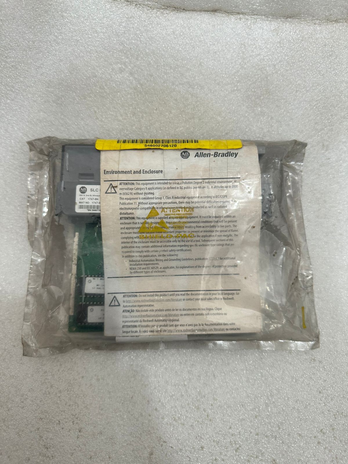 Allen-Bradley SLC 500 1747-SN PLC Input/output Module