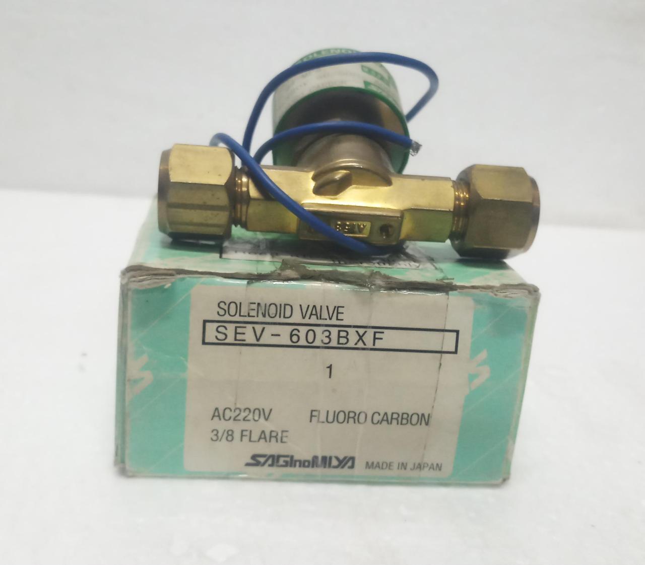 SAGINOMIYA  SEV-603BXF SOLENOID VALVE MADE IN JAPAN