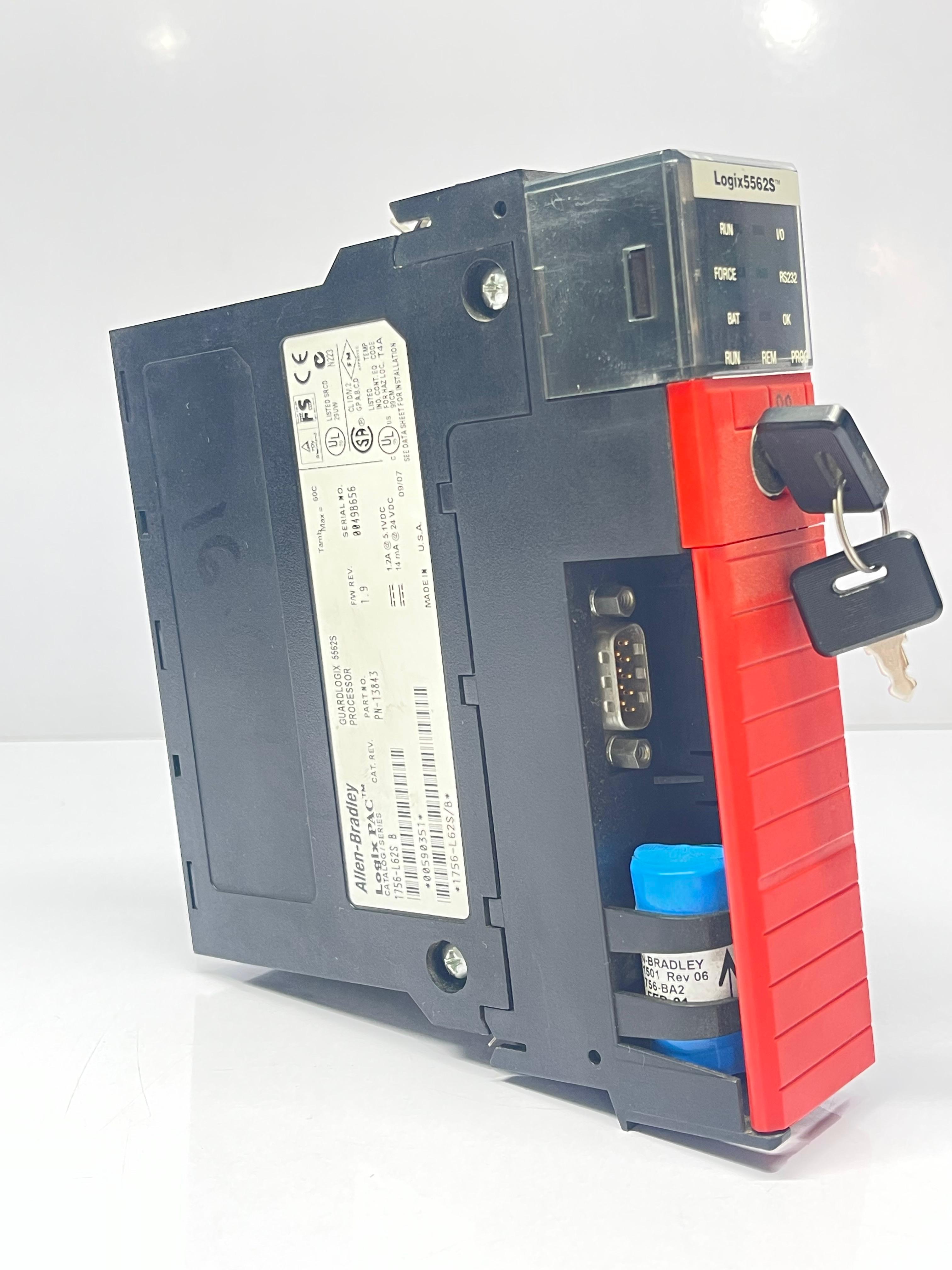  Allen Bradley 1756 L62S series B 1756 L62S Processor Controller