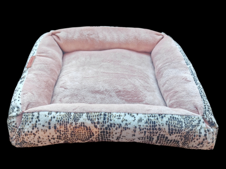 PANIER CHAT MOELLEUX CARRE IMPRIME S