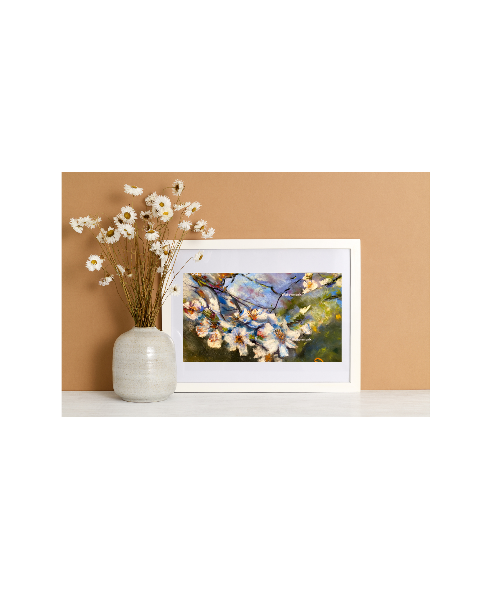 Dogwood Pastel 9 x 12 unframed