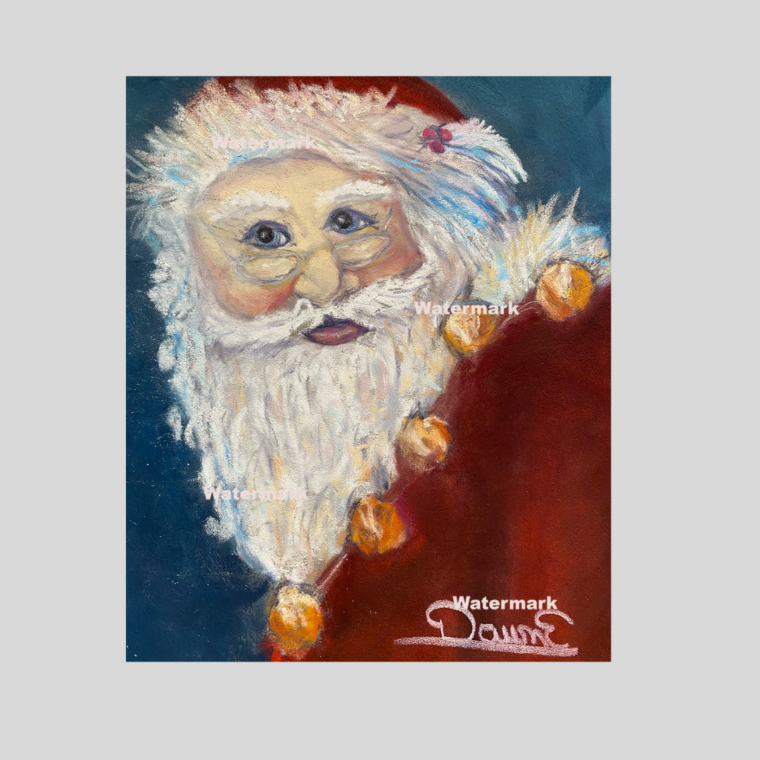 Santa 8 x 10 Print Unframed