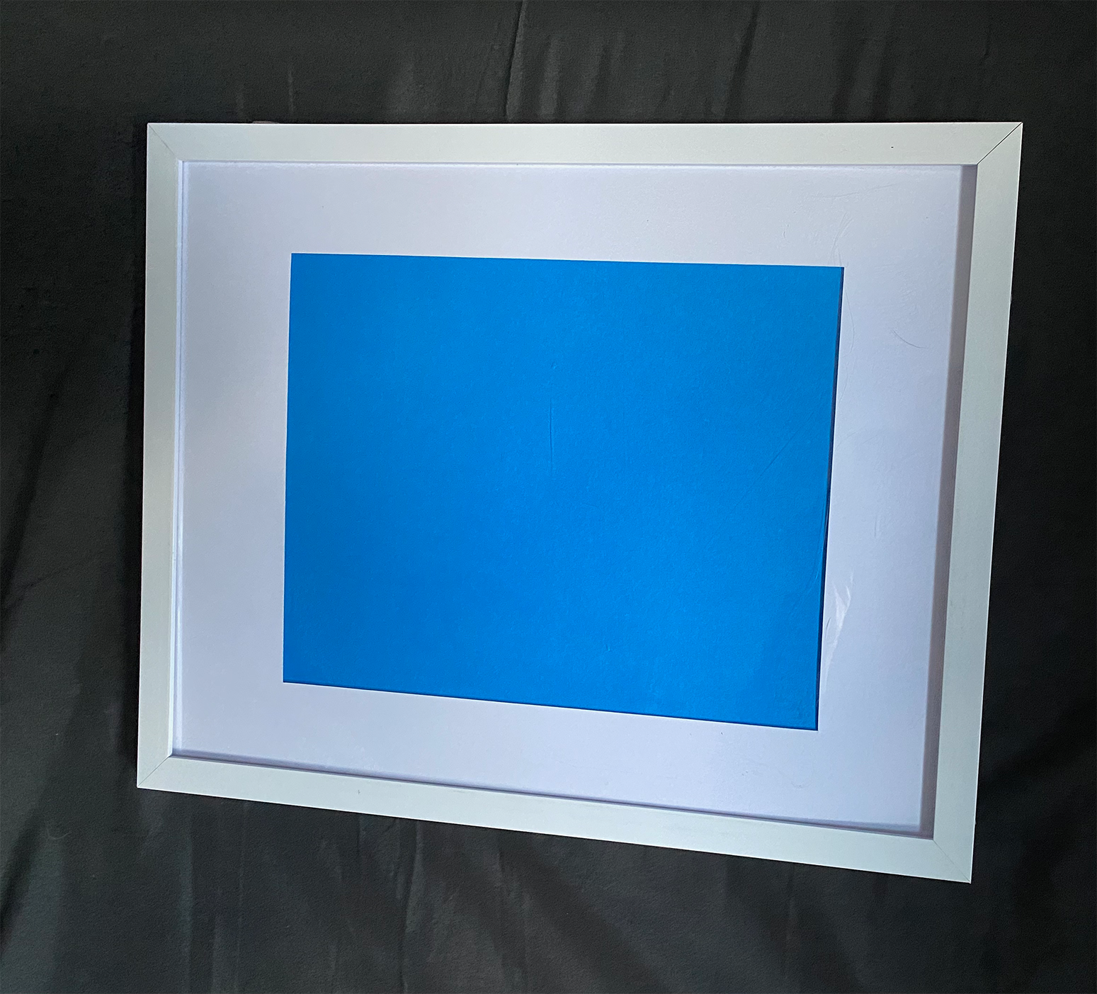 White Frame for a Pastel Painting or Print