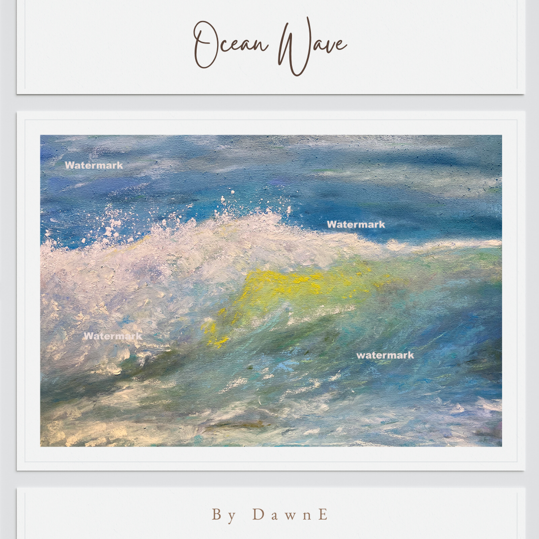 Ocean Wave 8 x 10 Print Unframed 