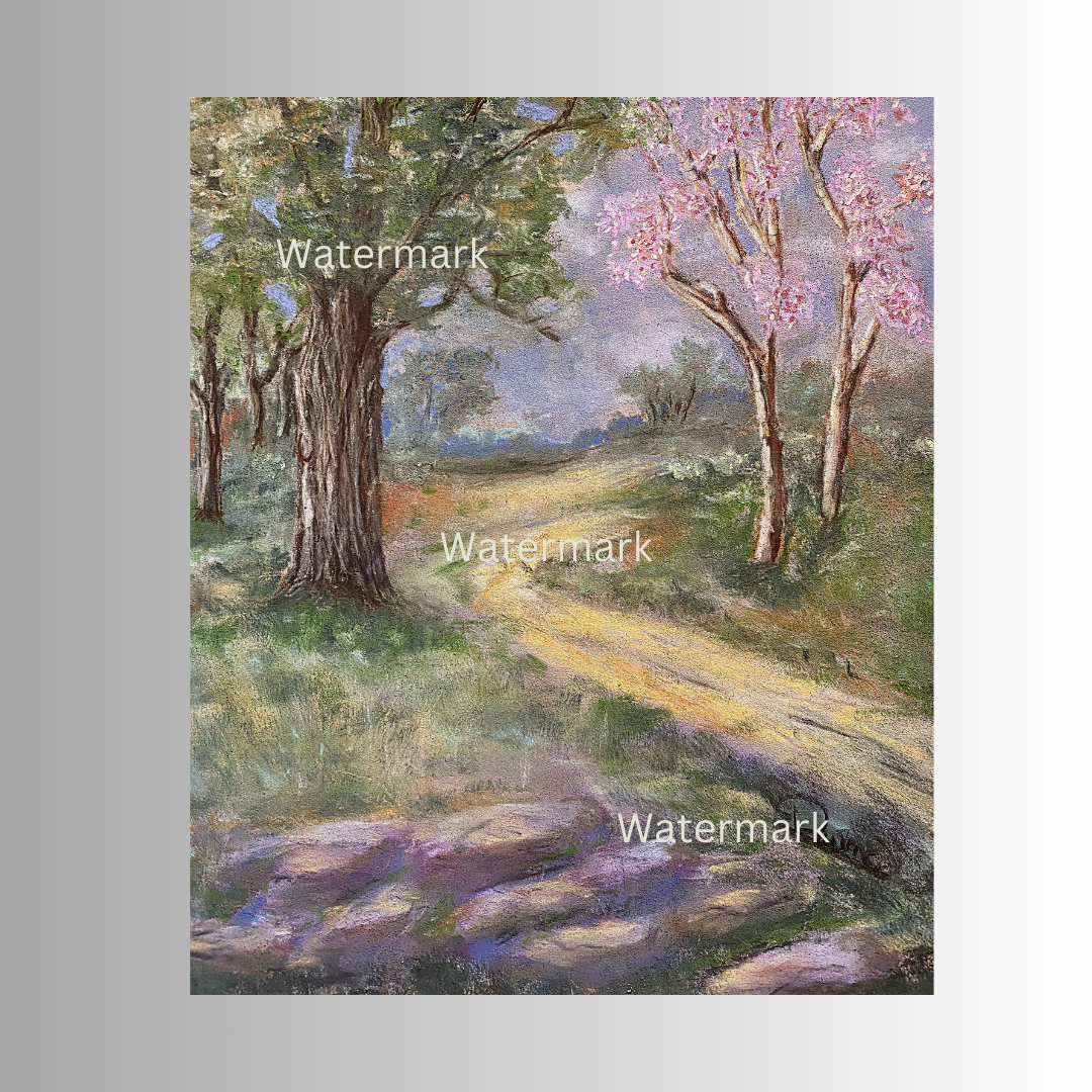 Forest Dream 9 x 12 Pastel Painting unframed