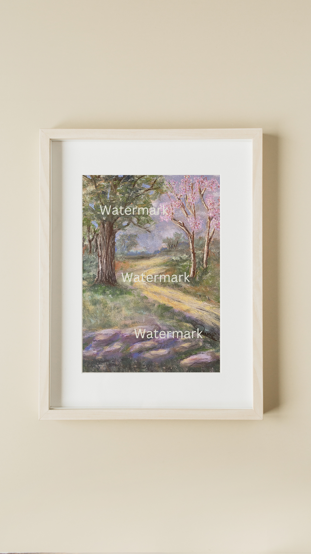 Forest Dream 9 x 12 Pastel Painting unframed