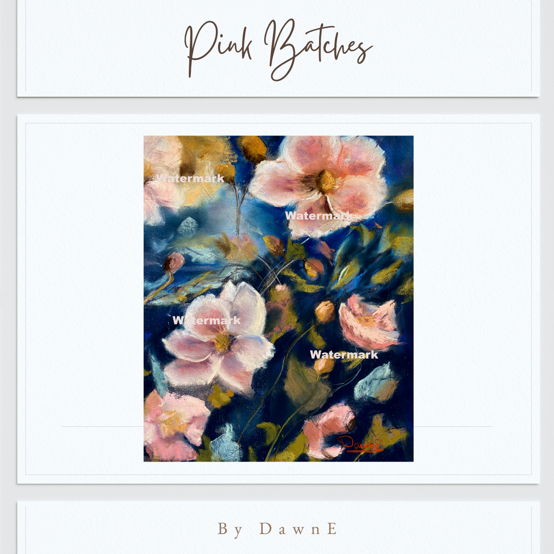 Pink Batches 8 x 10 photo print Unframed