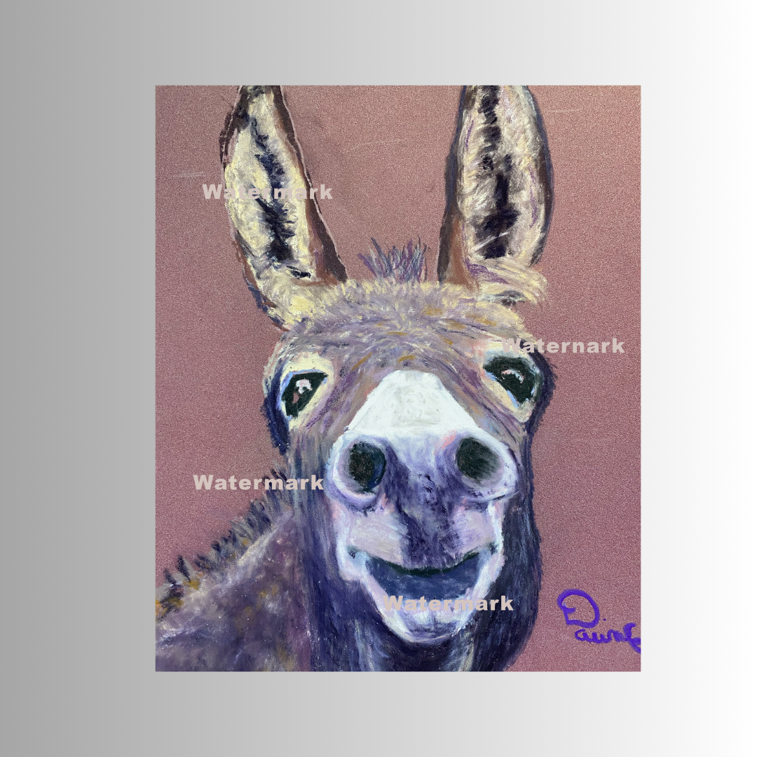 Dufus Donkey 8 x 10 Print Unframed