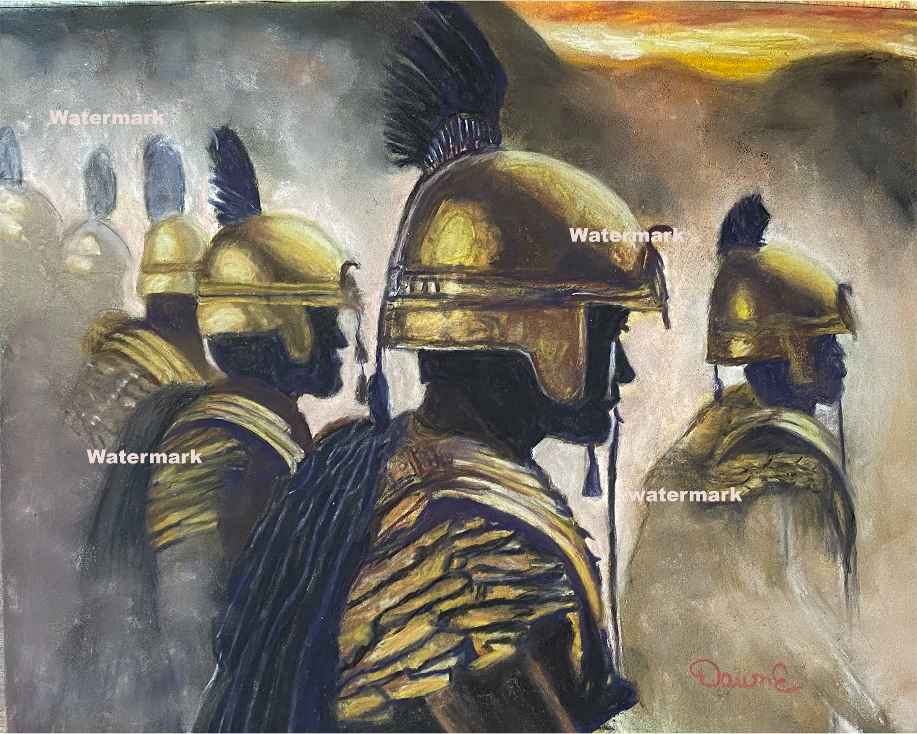 Valiant Silhouettes 8 x 10 Print Unframed