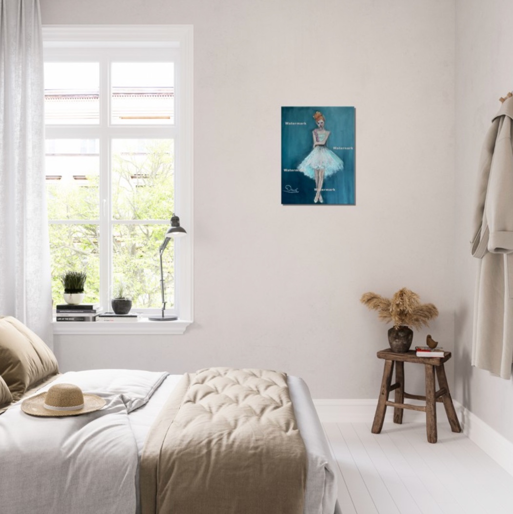 "Mysty" 9 x 12 Pastel Painting Unframed 