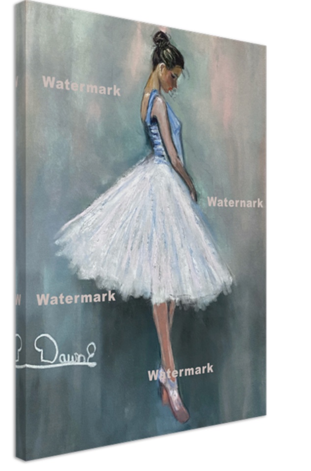 "Crystal" 9 x 12 Pastel Painting Unframed 