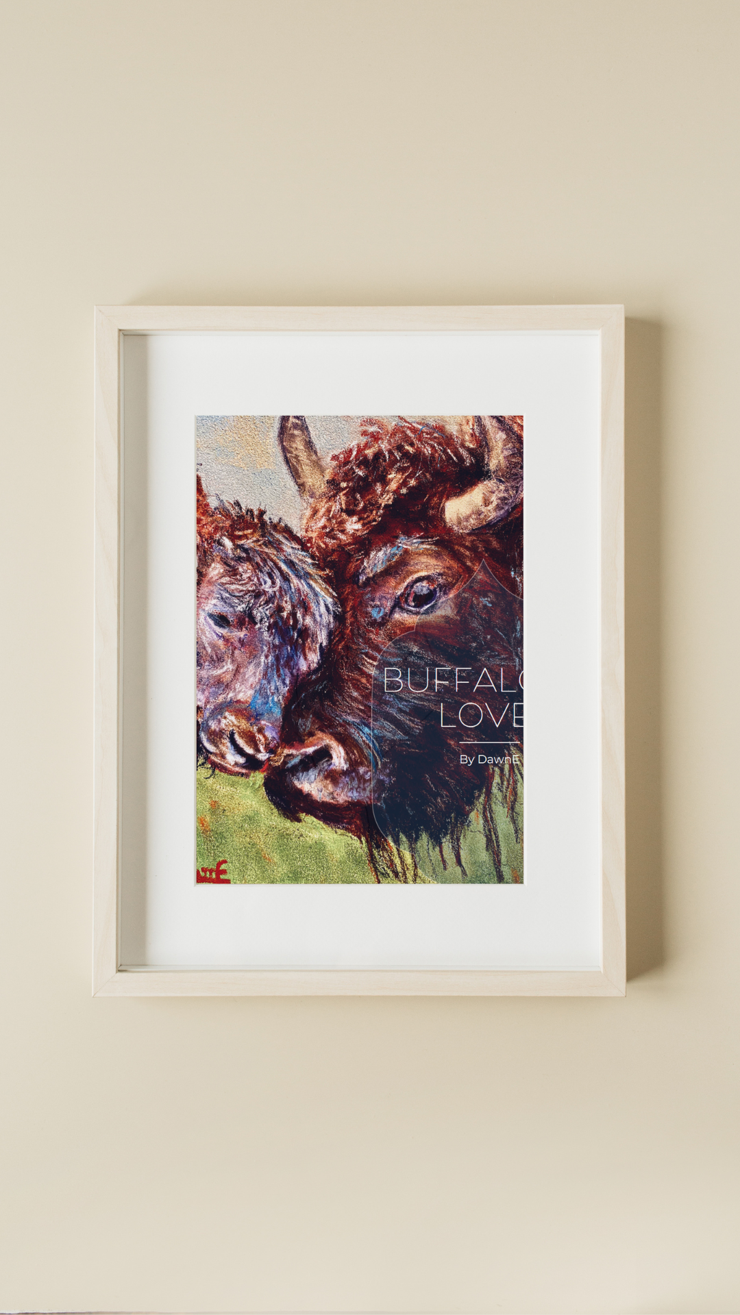 Buffalo Love 8 x 10 Photo Print Unframed