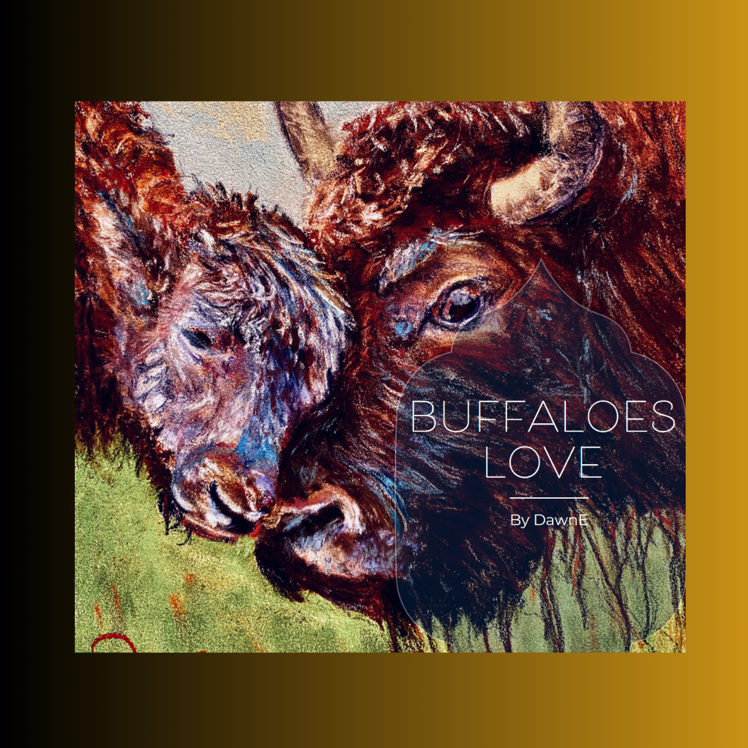 Buffalo Love 8 x 10 Photo Print Unframed