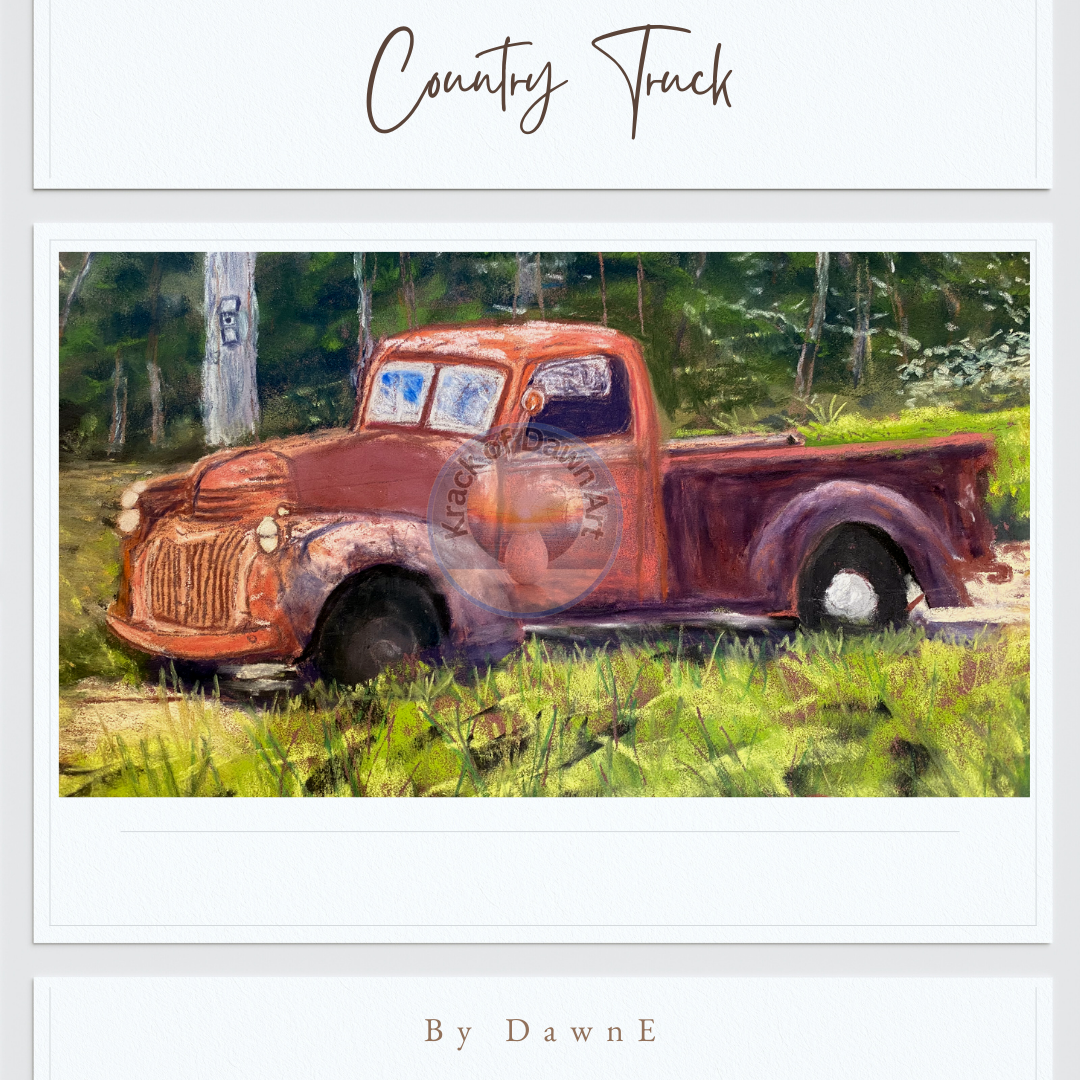 Country Truck 8 x 10 Print unframed