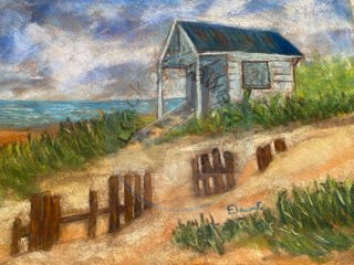 Beach Shack 10 x 8 Photo Print unframed