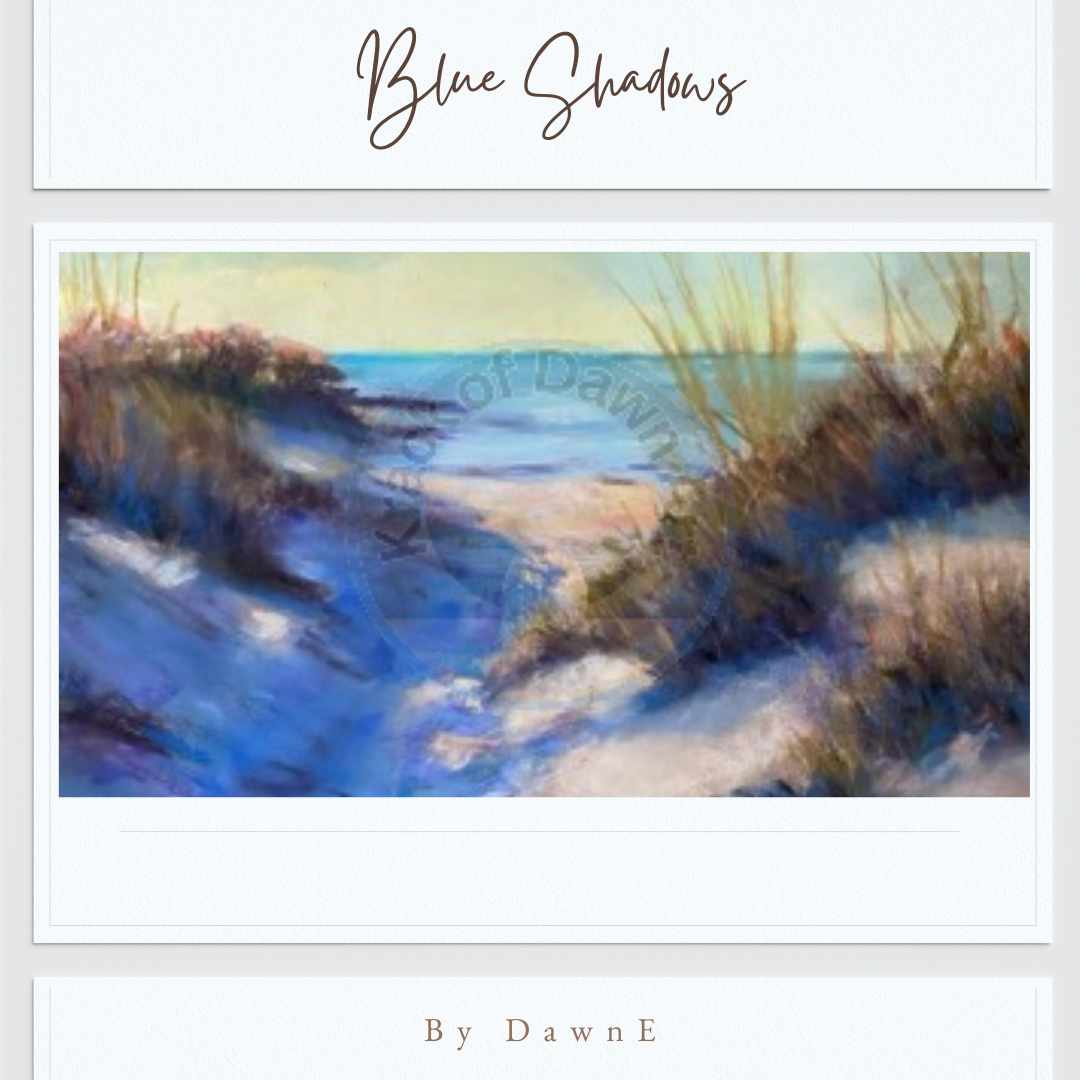 Dune Shadow 12 x 9 Pastel Painting unframed