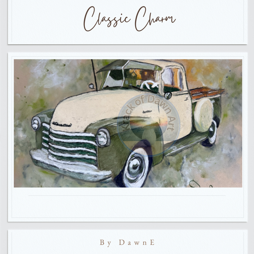 Classic Charm 12 x 14 Pastel Painting Unframed