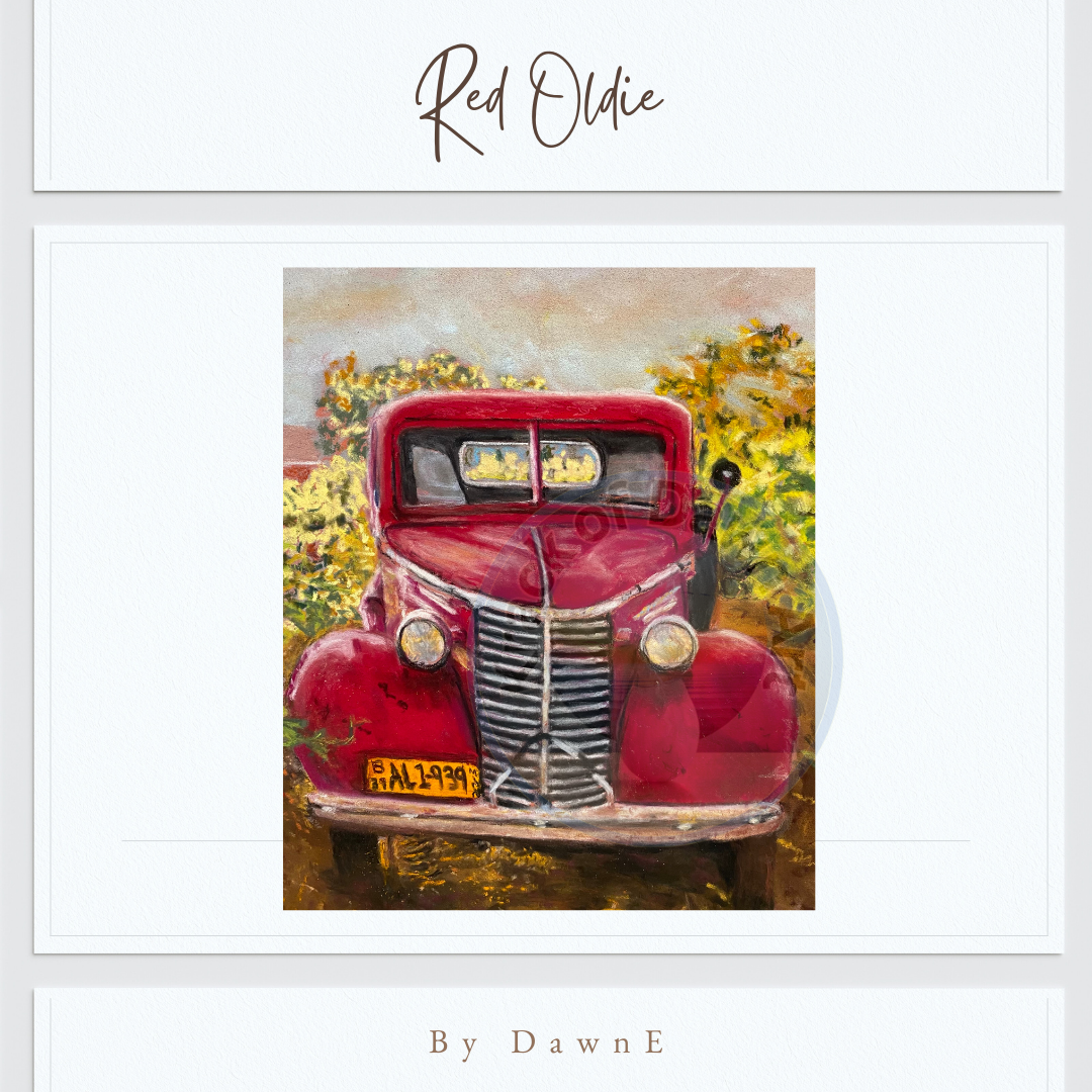 Red Oldie 8 x 10 Photo Print Unframed