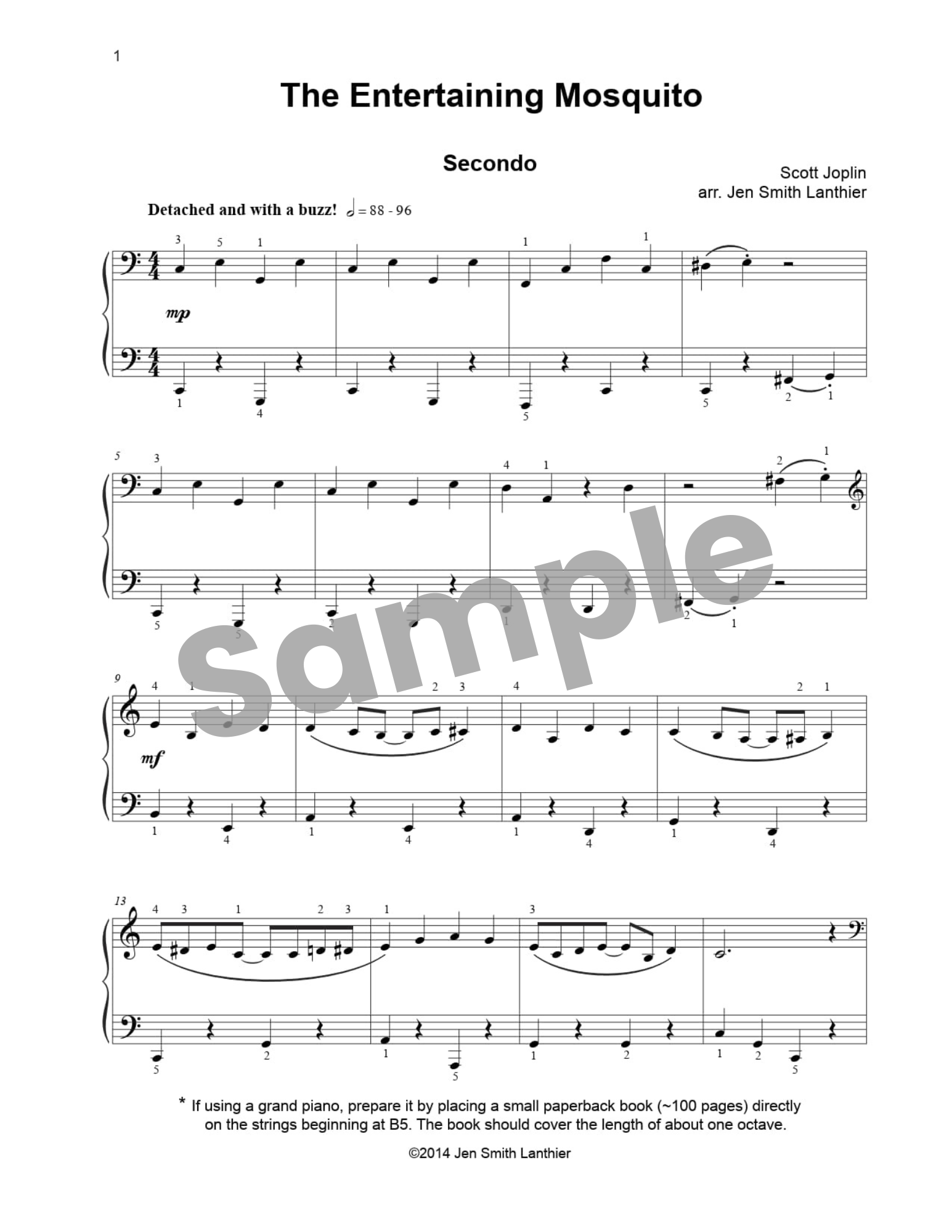 The Entertaining Mosquito (E-piece)