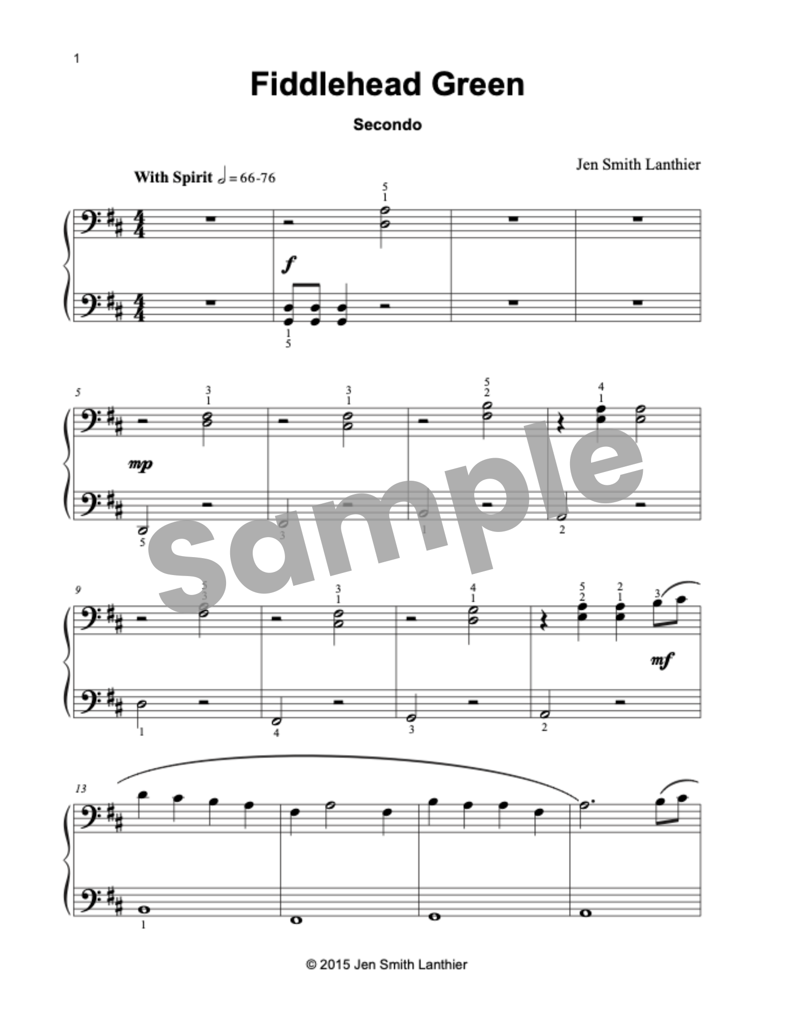 Fiddlehead Green (E-piece)