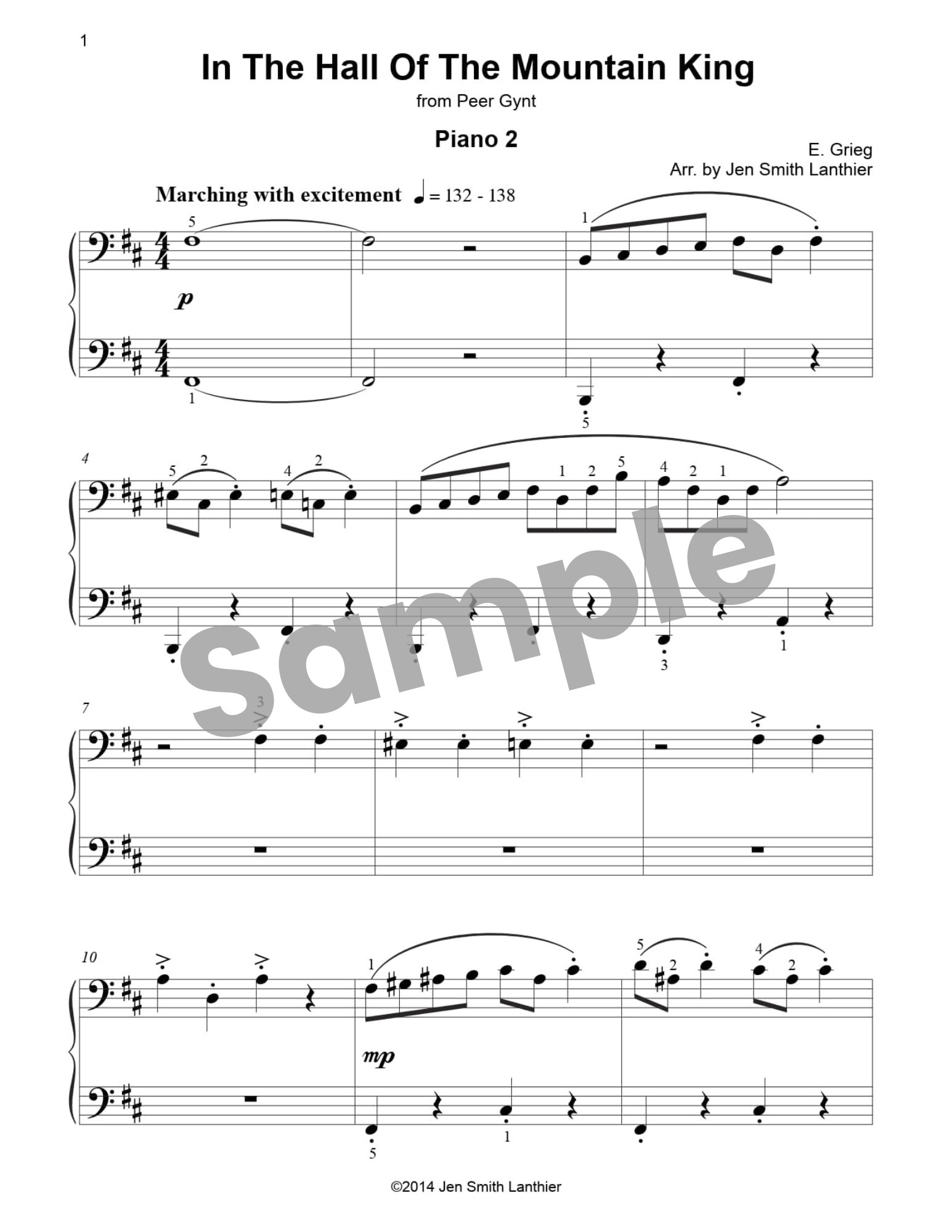 In the Hall of the Mountain King  (E-piece)