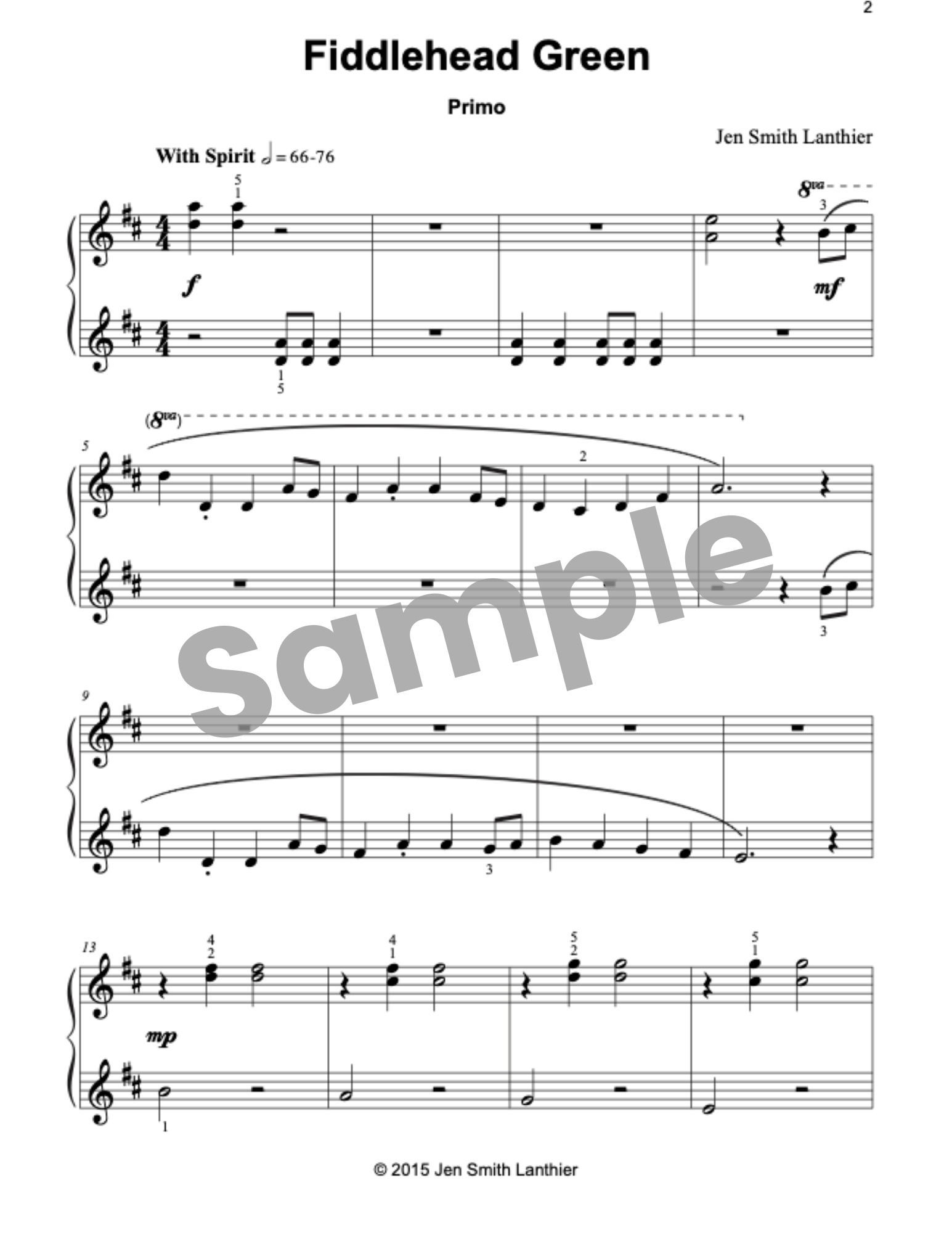 Fiddlehead Green (E-piece)