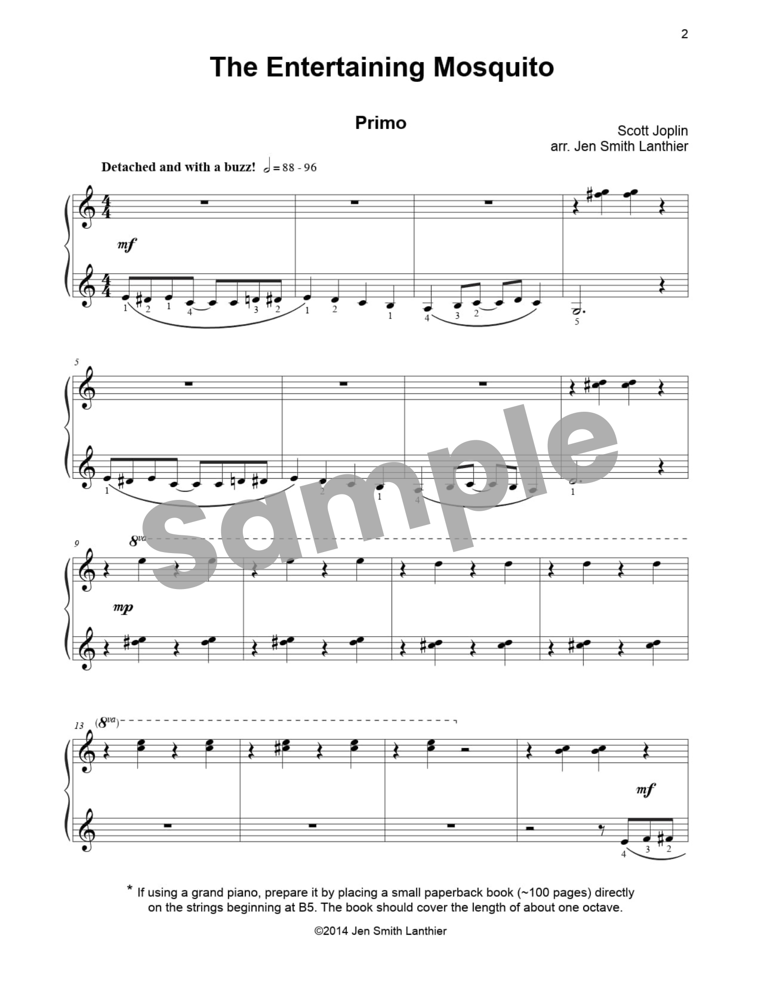 The Entertaining Mosquito (E-piece)