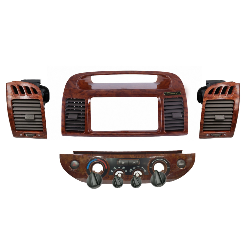 بكج | ريش مكيف كامري | وكنترول تحكم بالمكيف | خشبي | 2003-2006