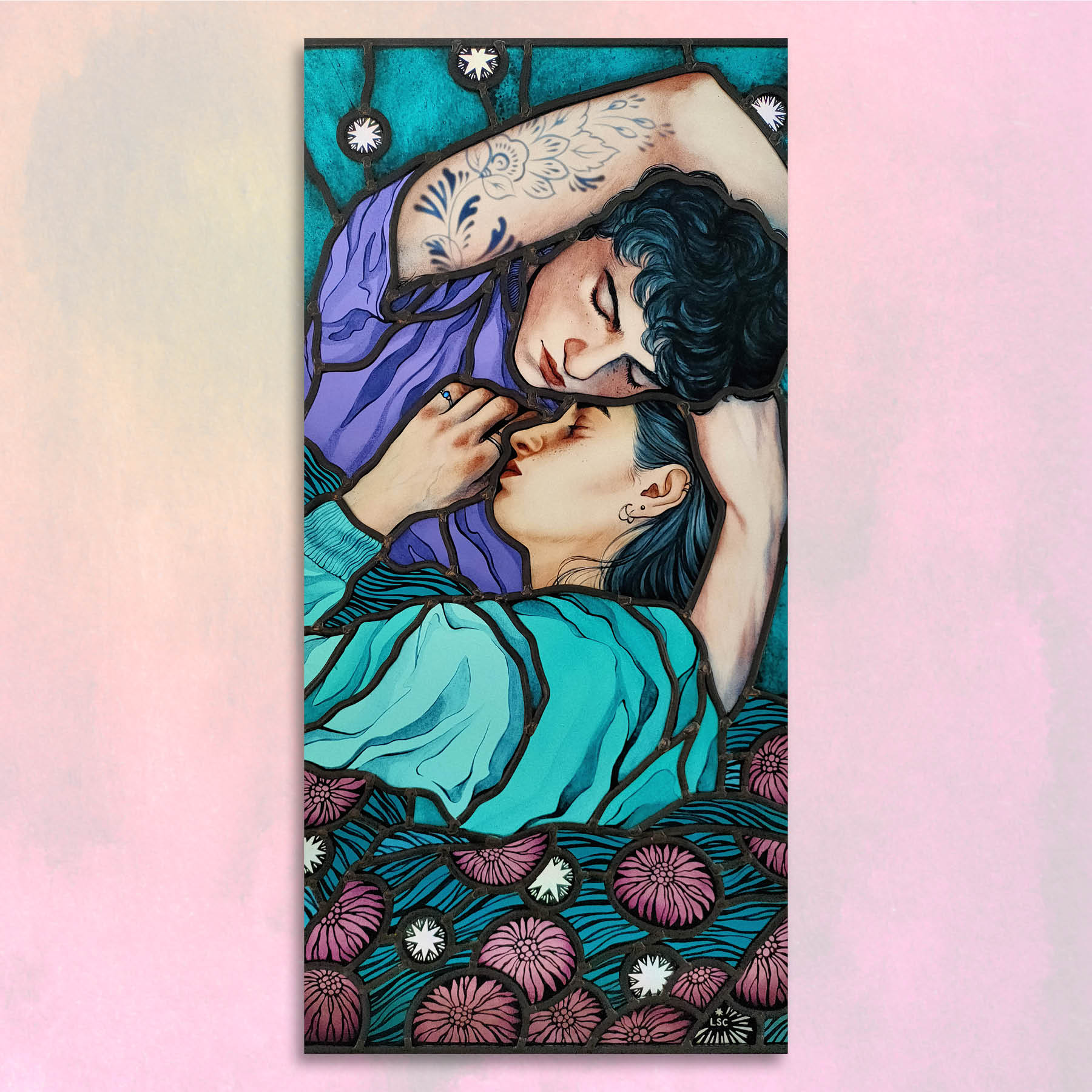 Carte postale vitrail 2