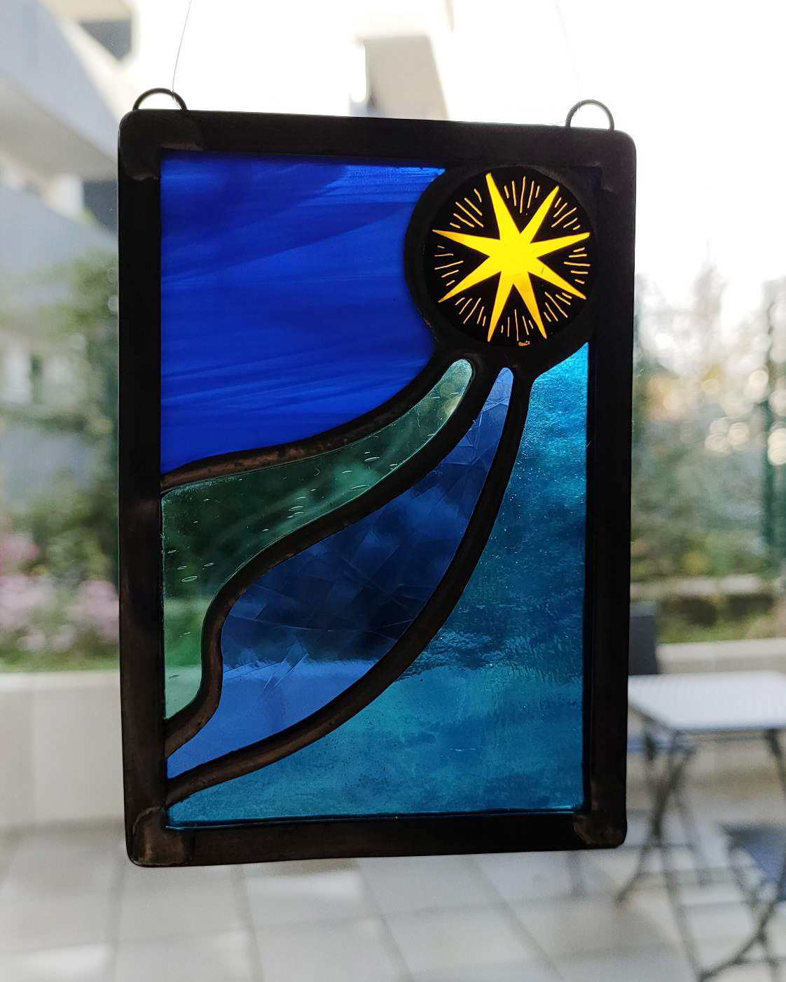 Mini-vitrail étoile