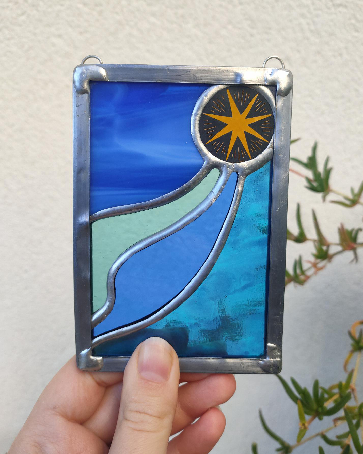 Mini-vitrail étoile