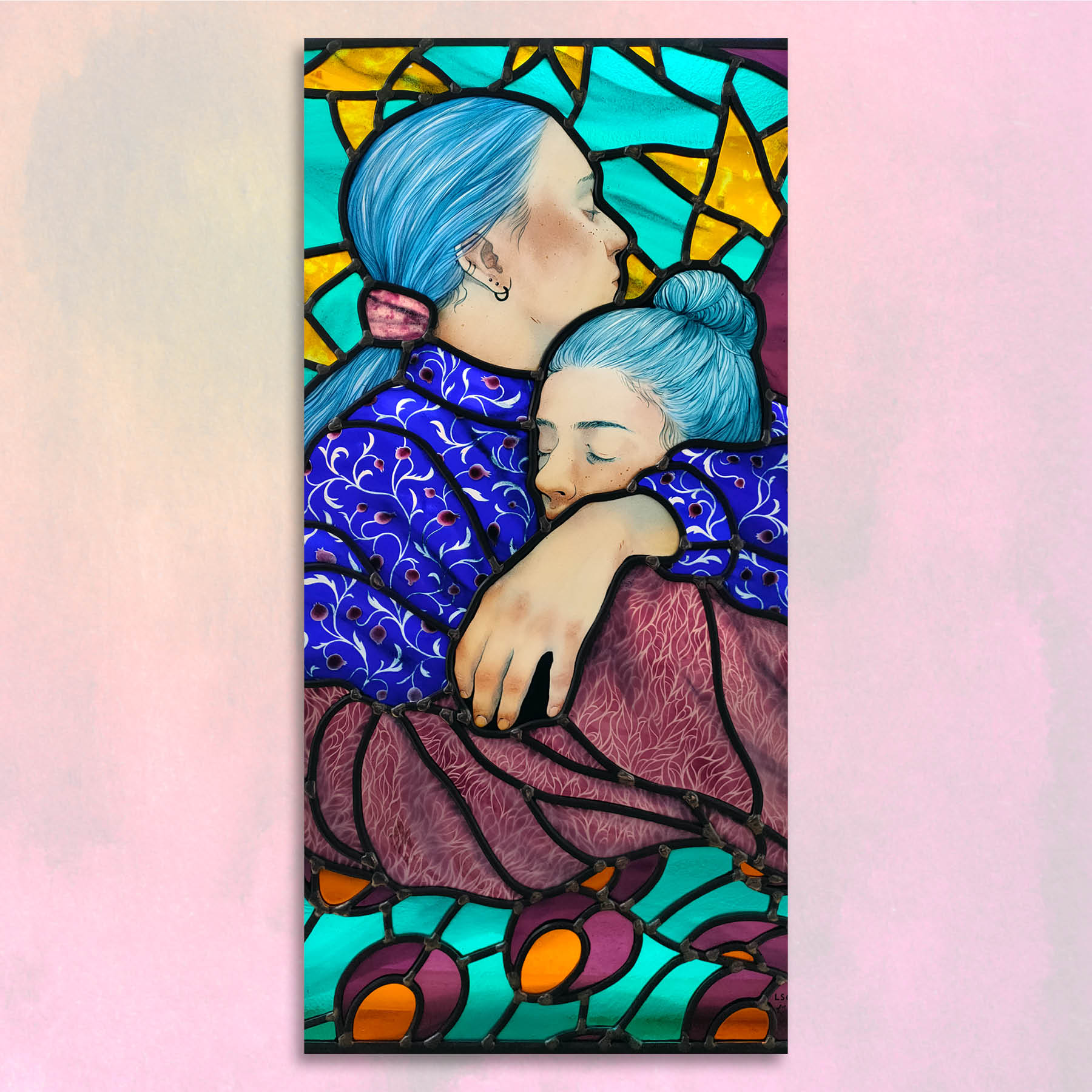 Carte postale vitrail 1