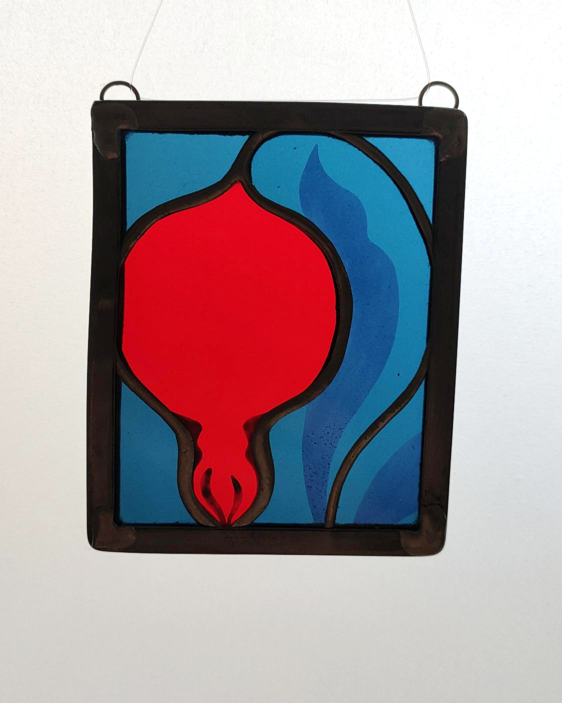 Mini-vitrail grenade